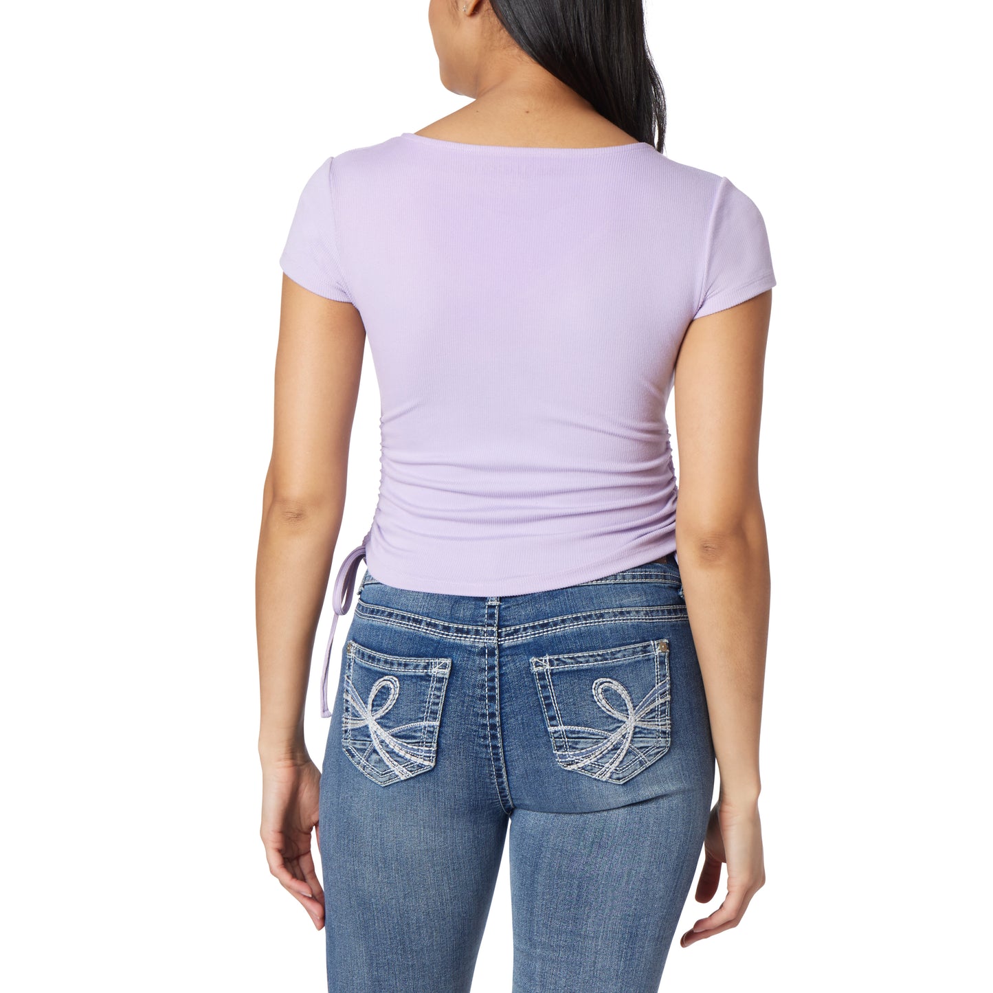 Madeline Short Sleeve Ruched Tee