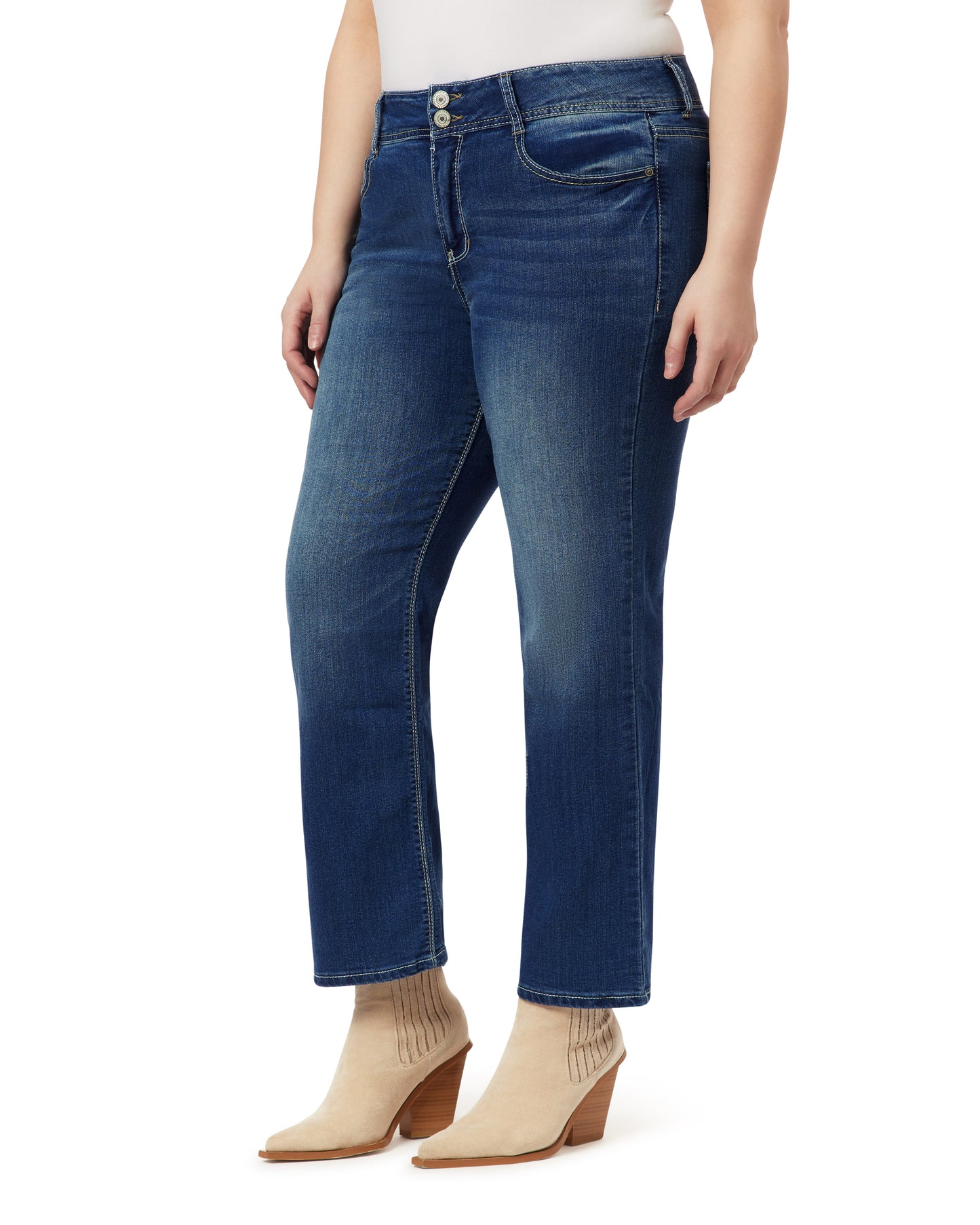 Plus InstaStretch®  Luscious Curvy Bootcut Jeans