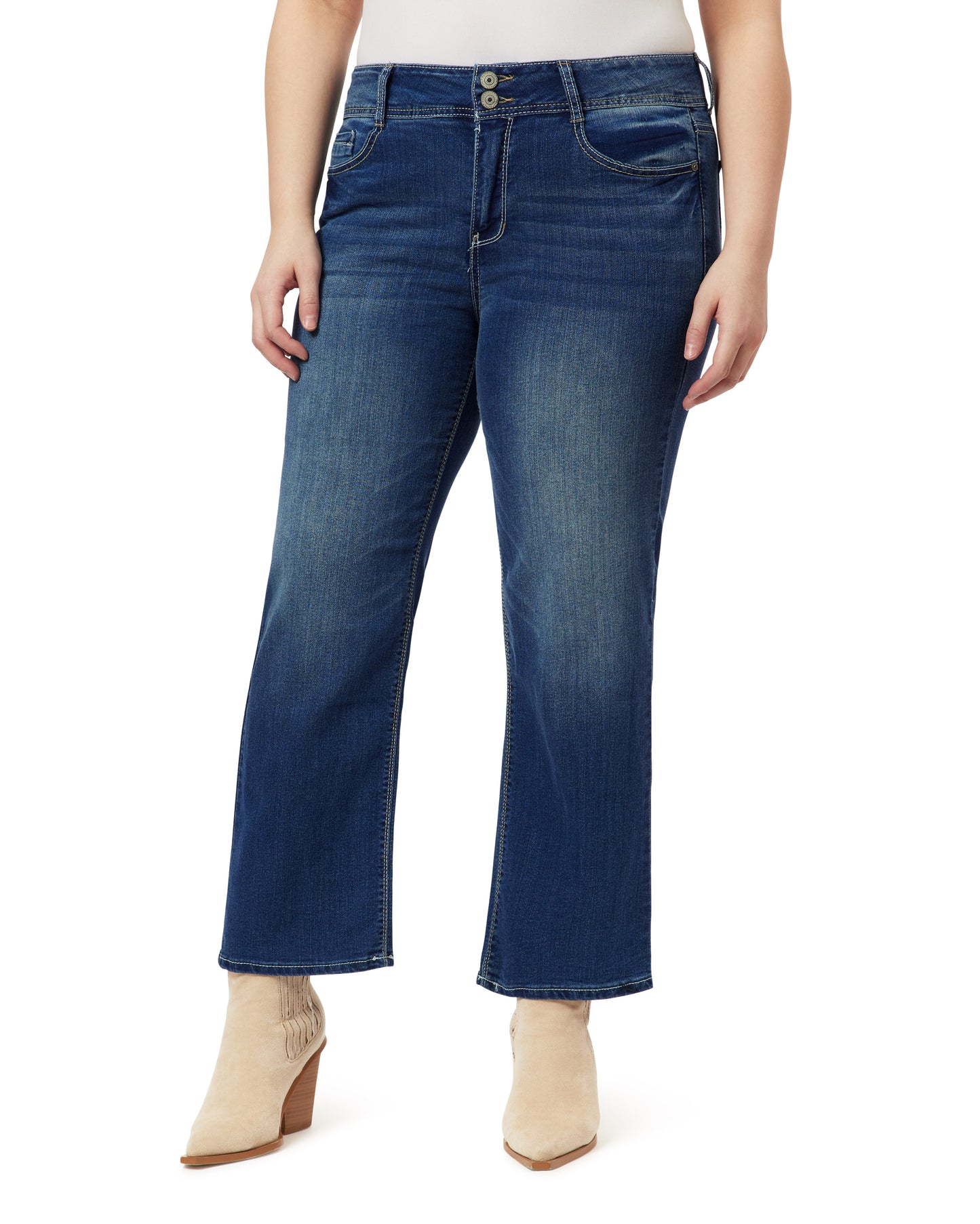 Plus InstaStretch®  Luscious Curvy Bootcut Jeans