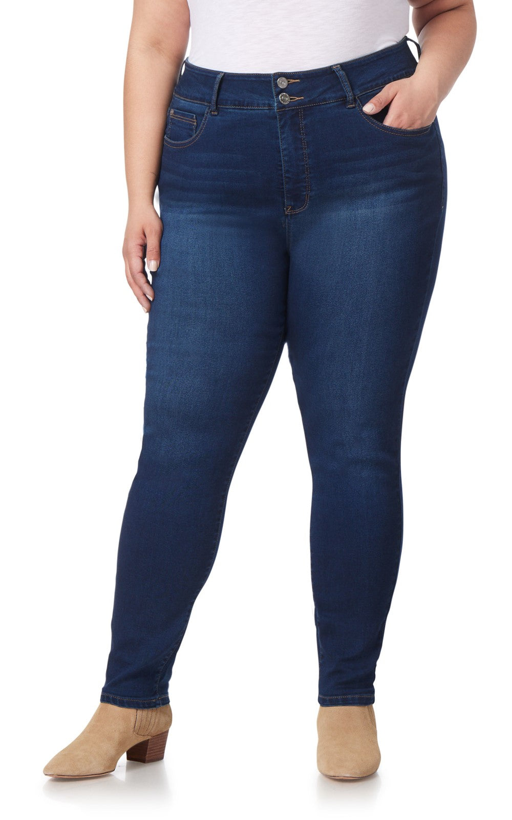 Plus InstaSoft® Ultra Fit Skinny Jeans