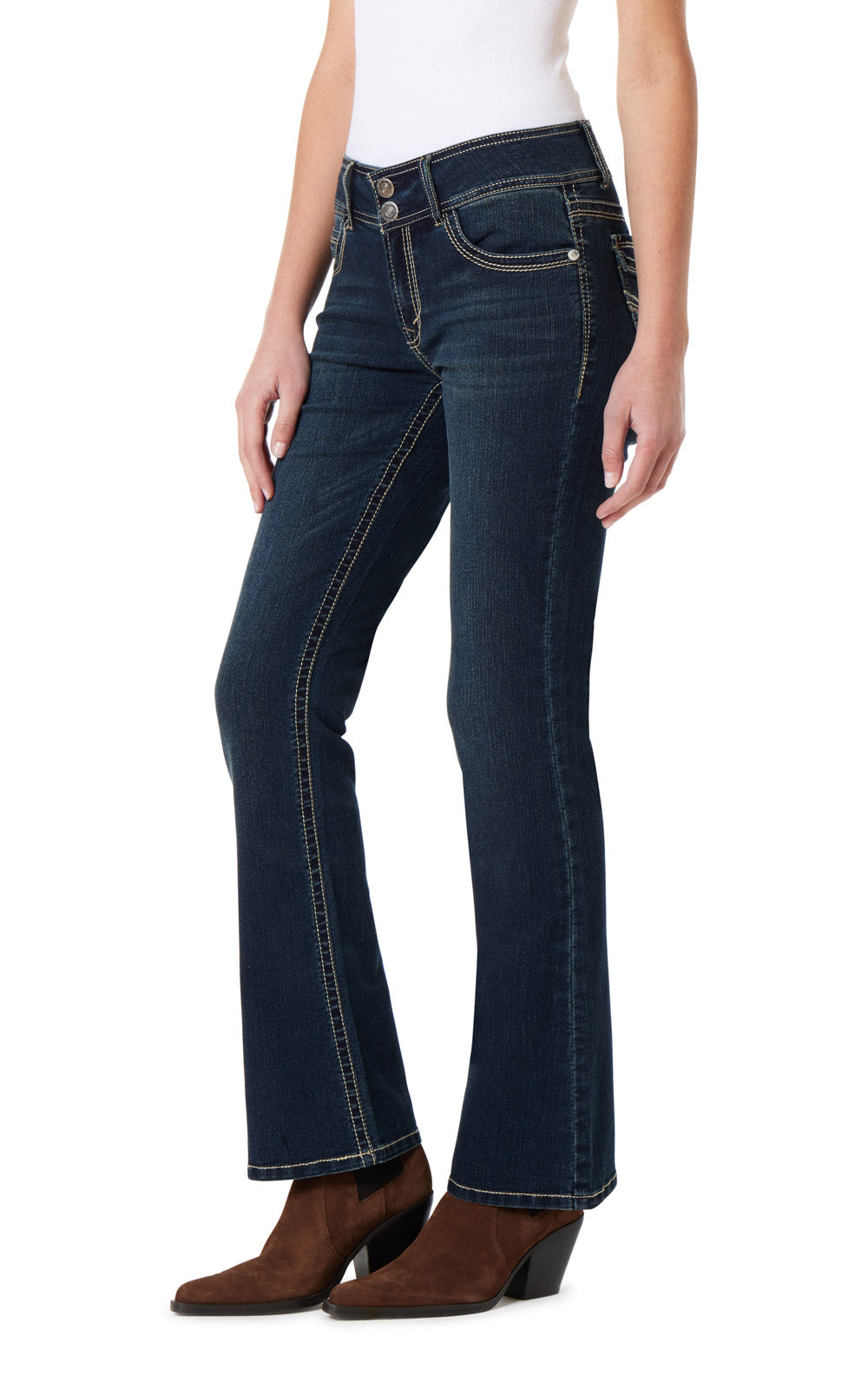 InstaStretch® Luscious Curvy Bootcut Jeans