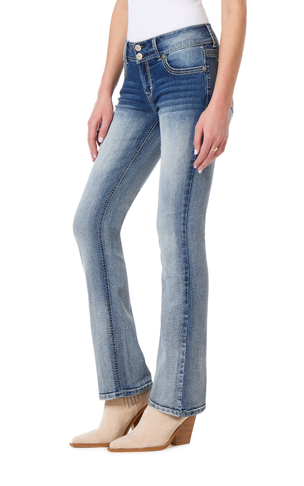 Plus and Regular Insta Stretch Luscious Curvy Bootcut Jeans