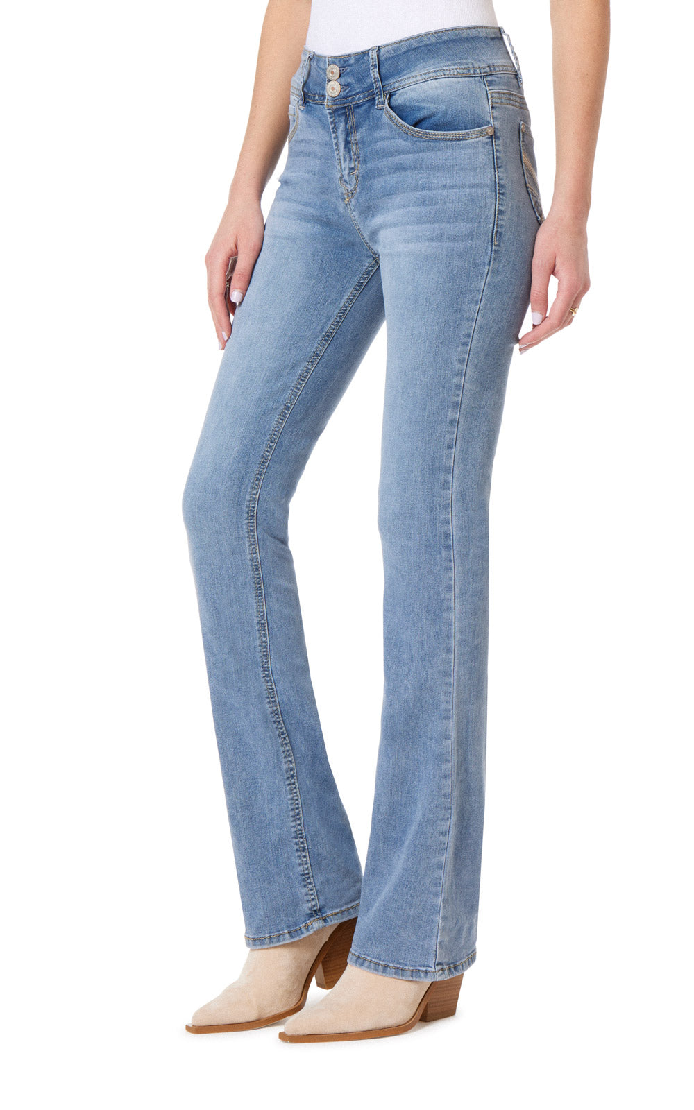 InstaStretch® Luscious Curvy Bootcut Jeans