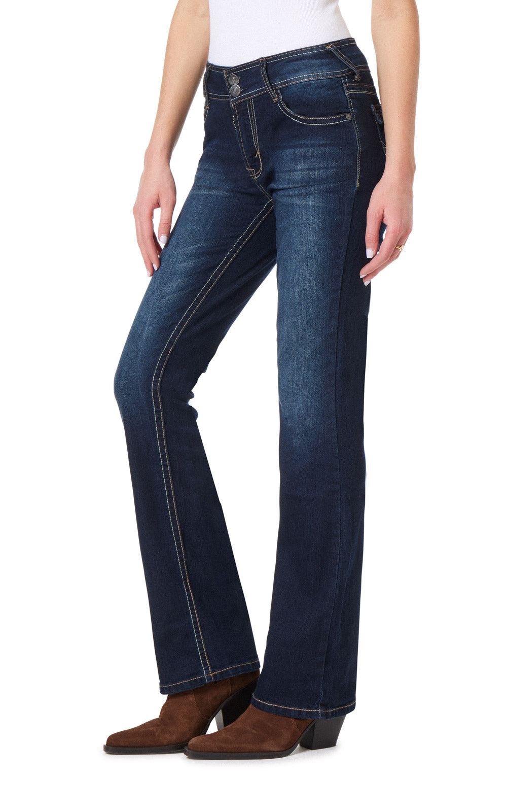 InstaStretch® Luscious Curvy Bootcut Jeans