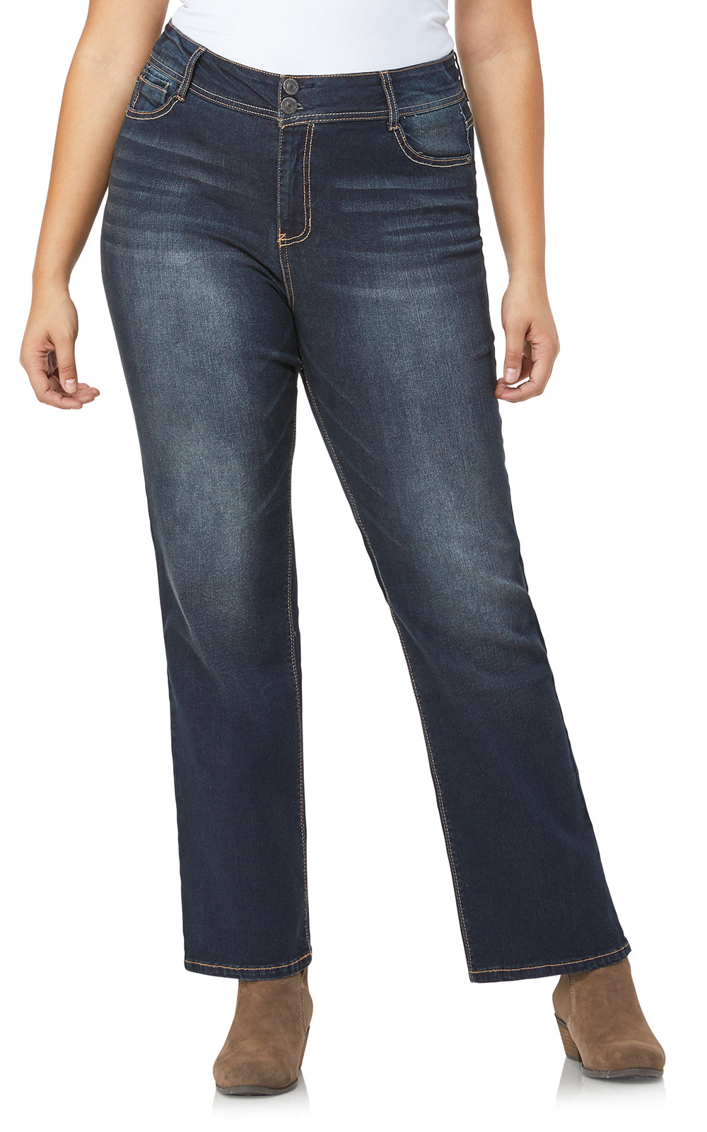 Plus InstaStretch® Luscious Curvy Bootcut Jeans