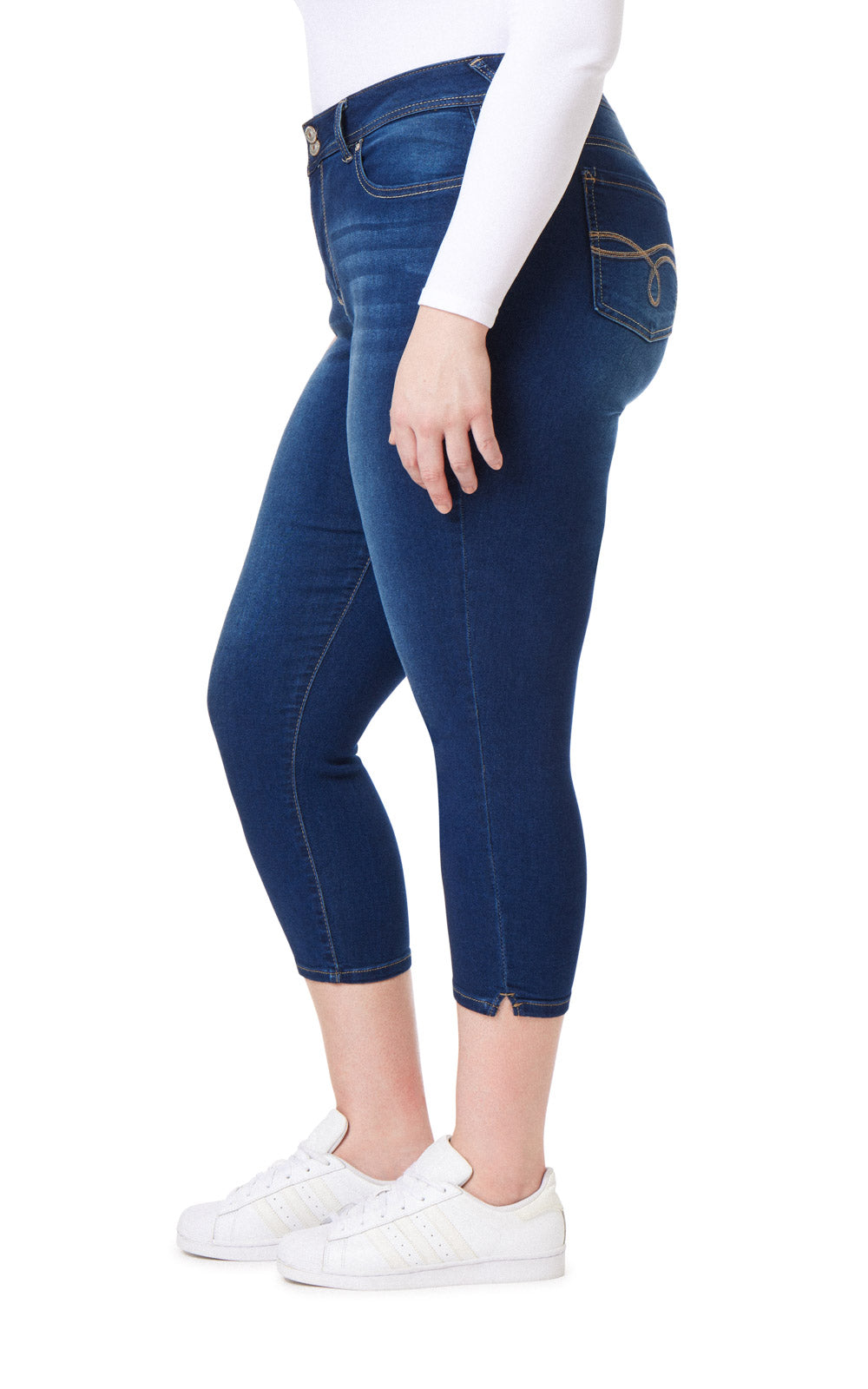 Plus InstaSoft® Ultra Fit Skinny Crop Jeans