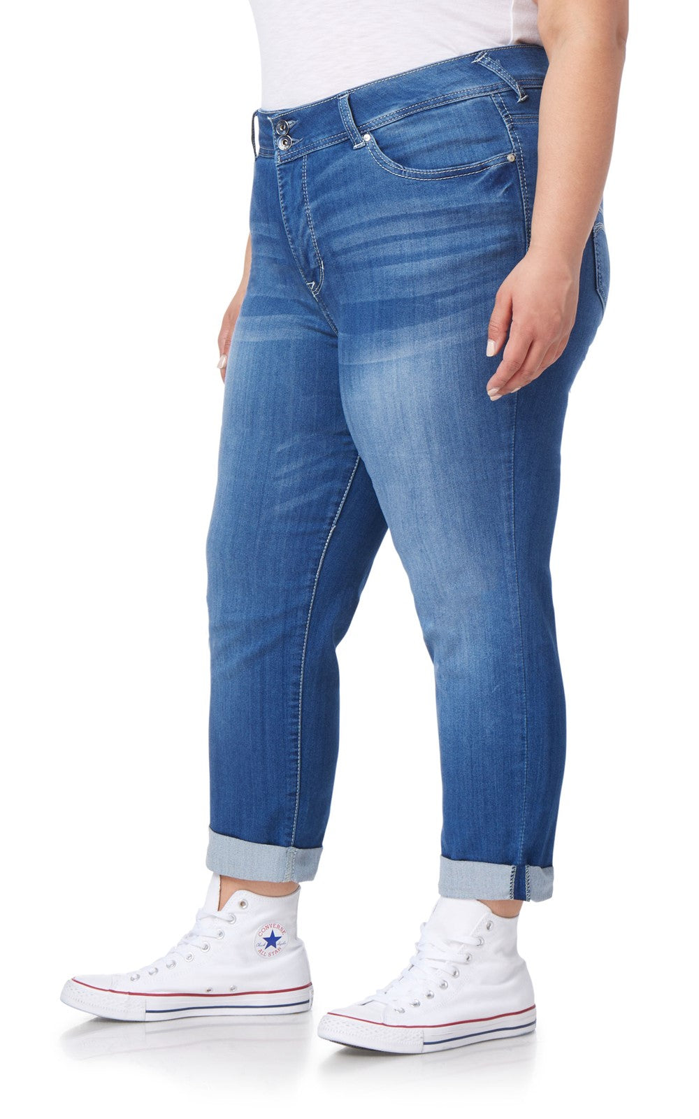 Plus InstaSoft Ultra Fit Skinny Crop Jeans