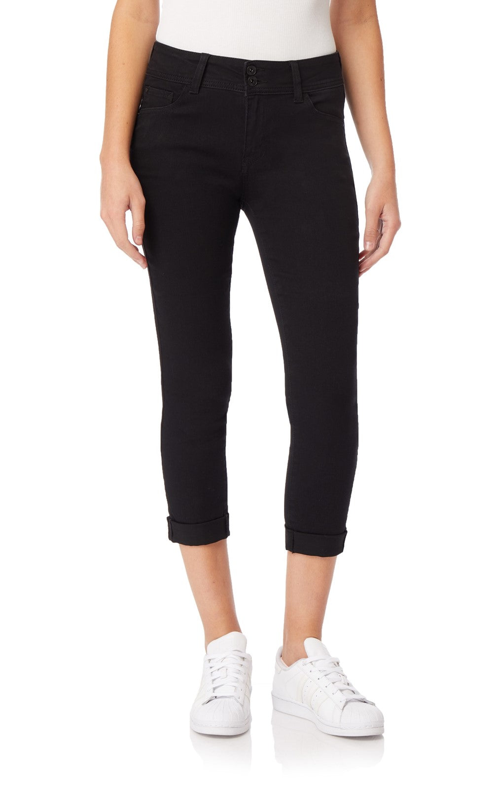 InstaSoft® Ultra Fit Skinny Crop Jeans