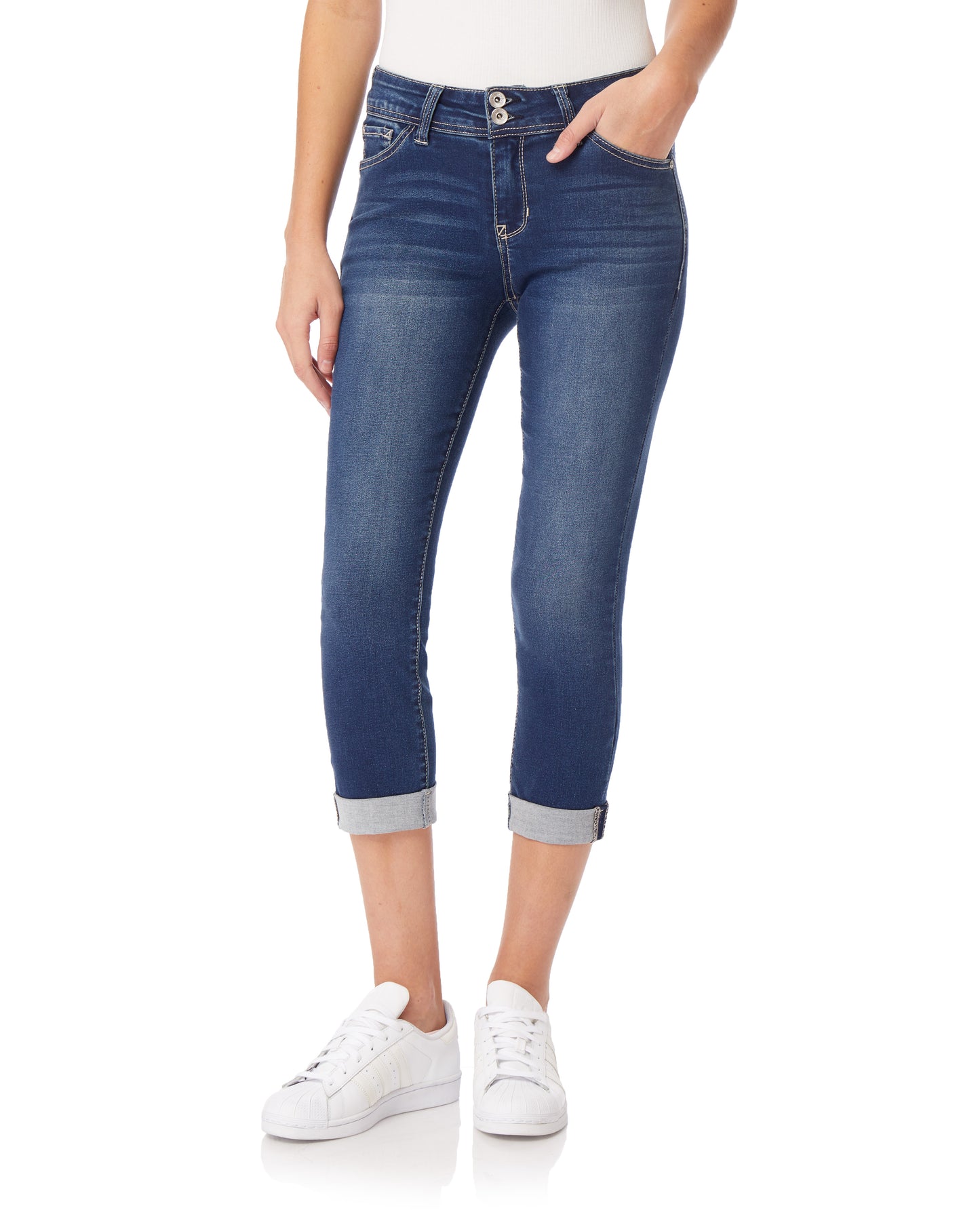 InstaSoft® Ultra Fit Skinny Crop Jeans
