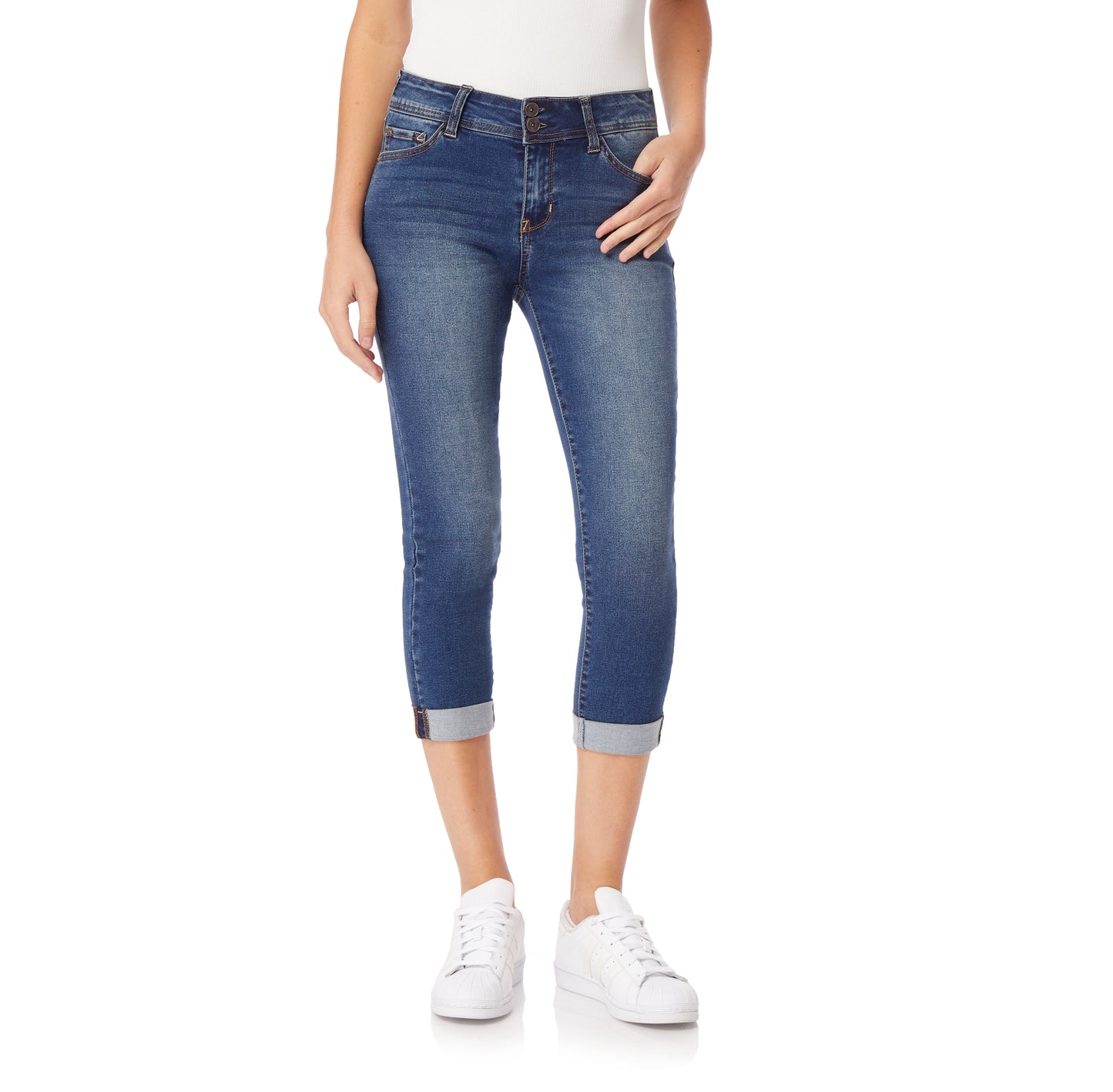 InstaSoft® Ultra Fit Skinny Crop Jeans