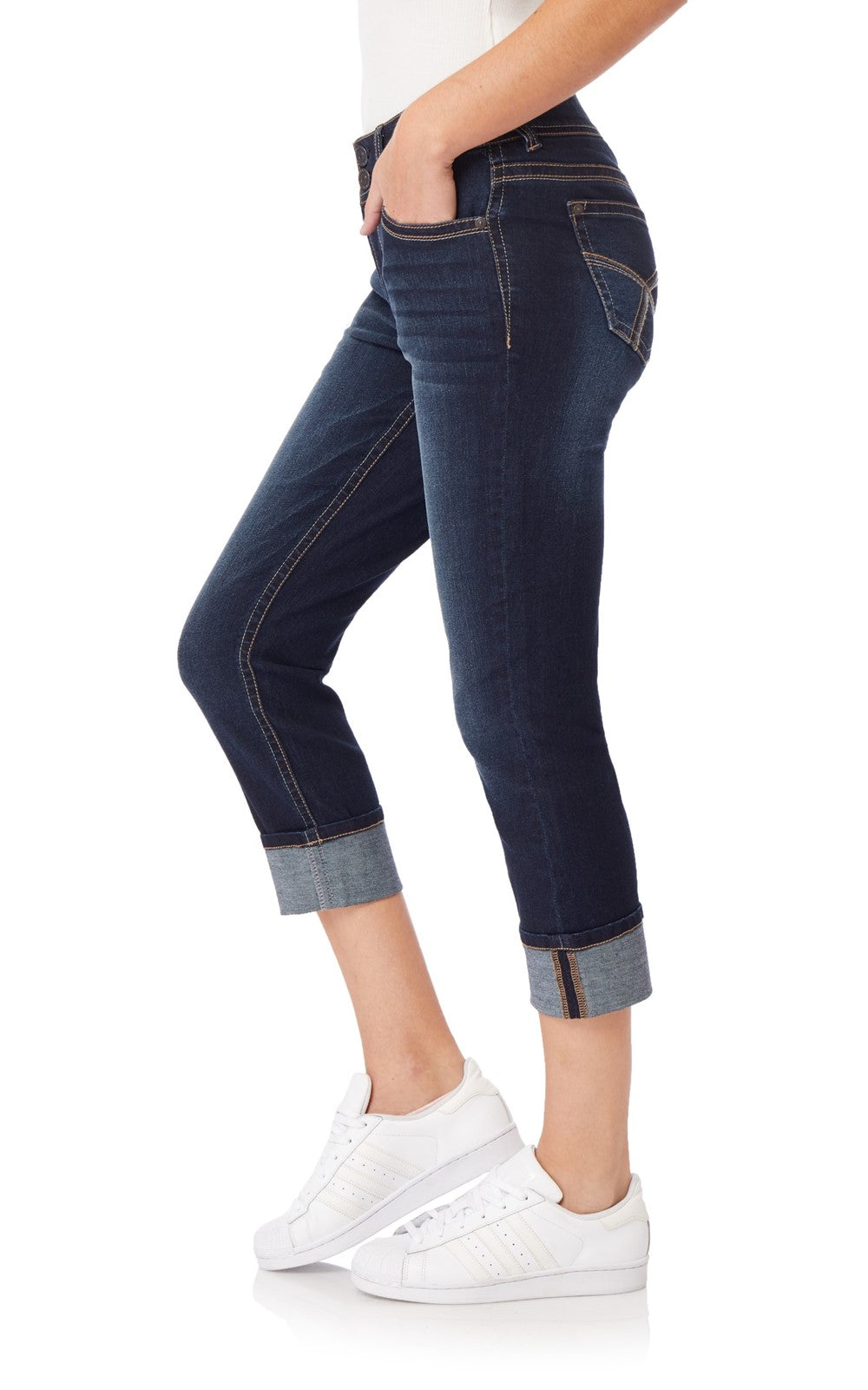 InstaStretch Luscious Curvy Crop Jeans