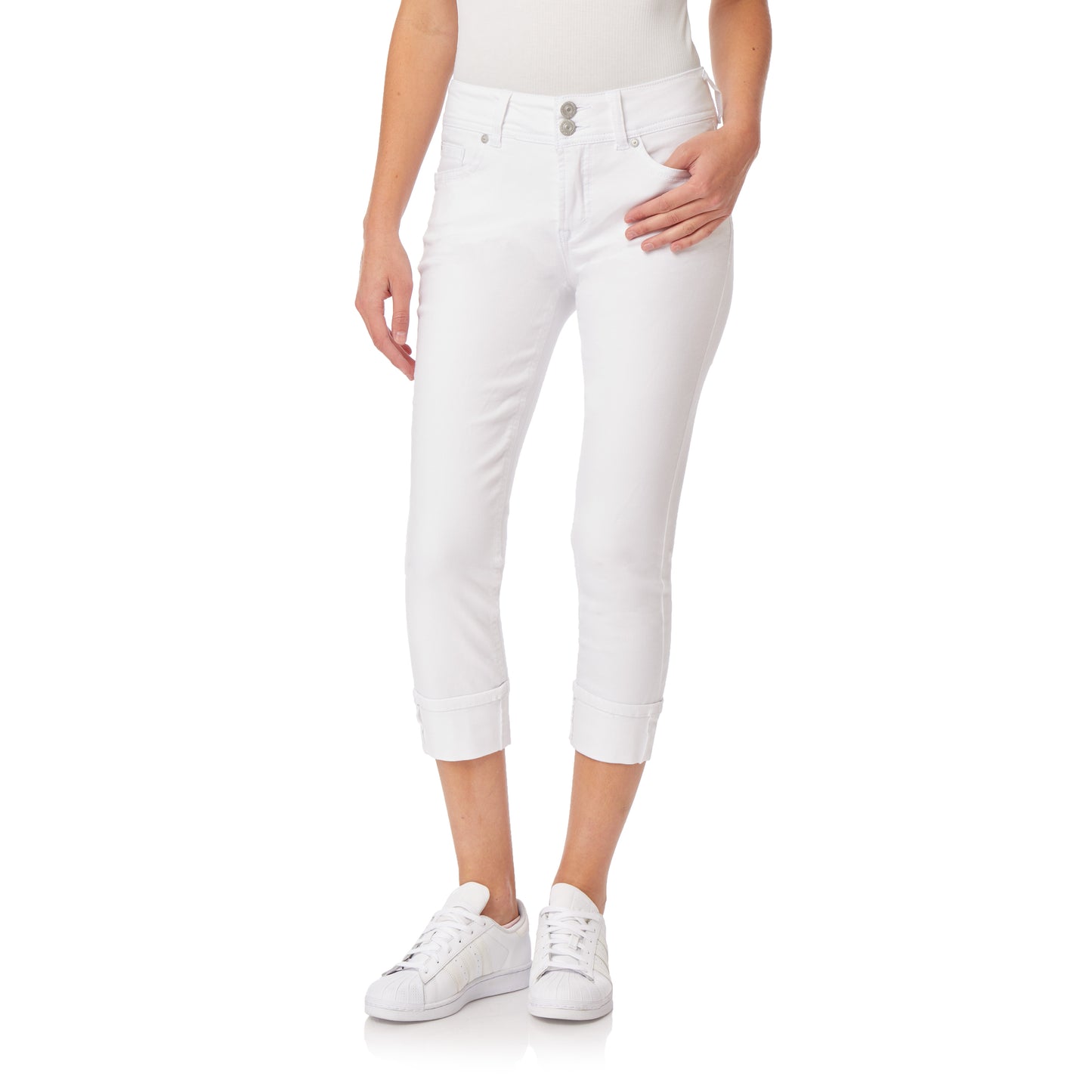 Plus InstaStretch Luscious Curvy Crop Jeans