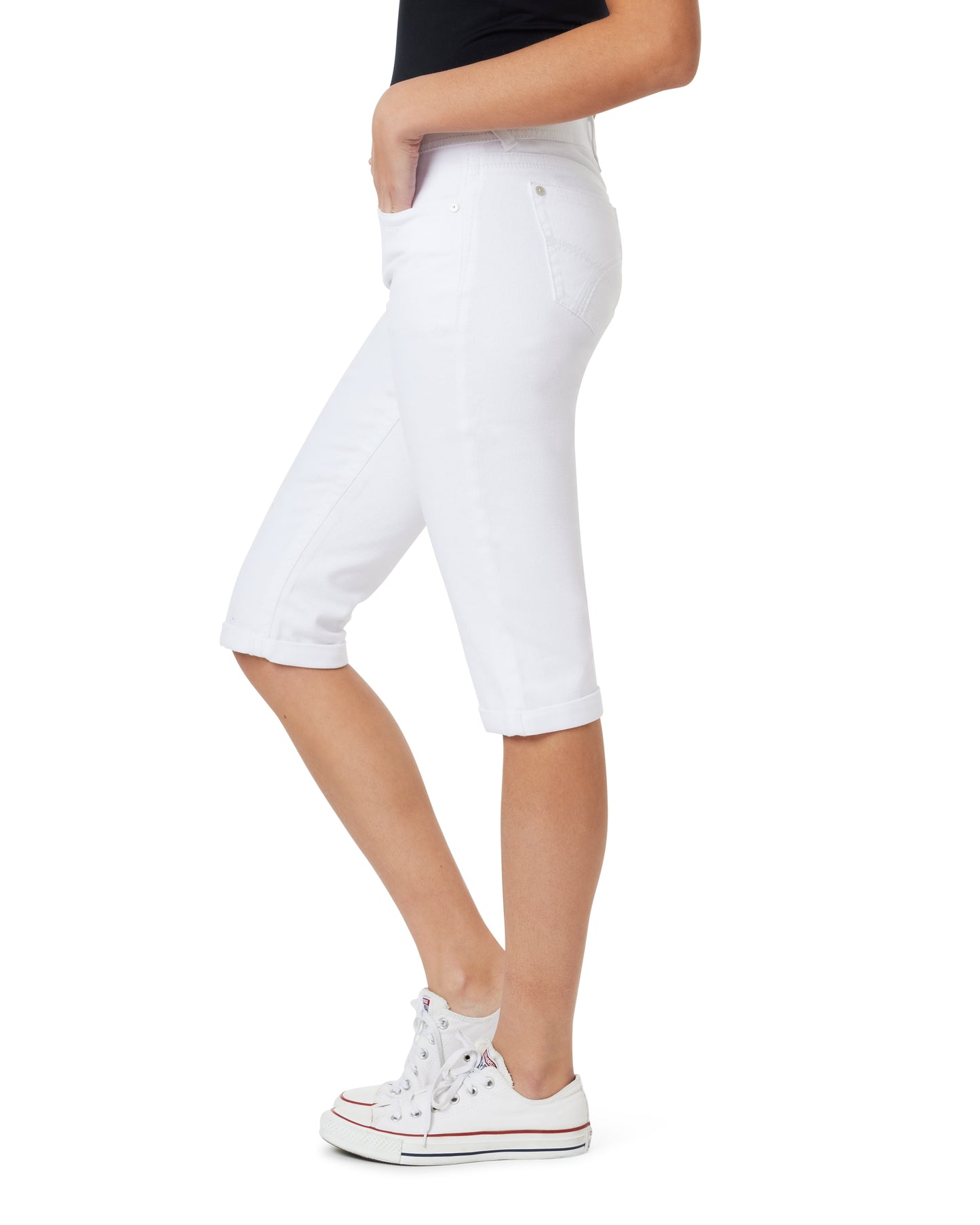 InstaStretch Luscious Curvy Mid-Rise Capri