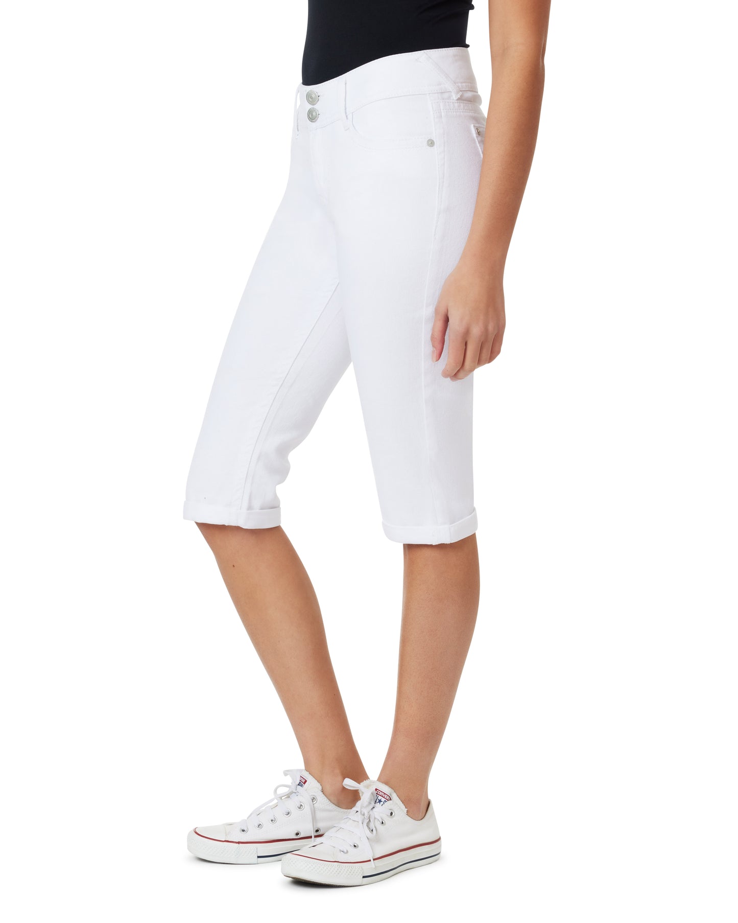 InstaStretch Luscious Curvy Mid-Rise Capri
