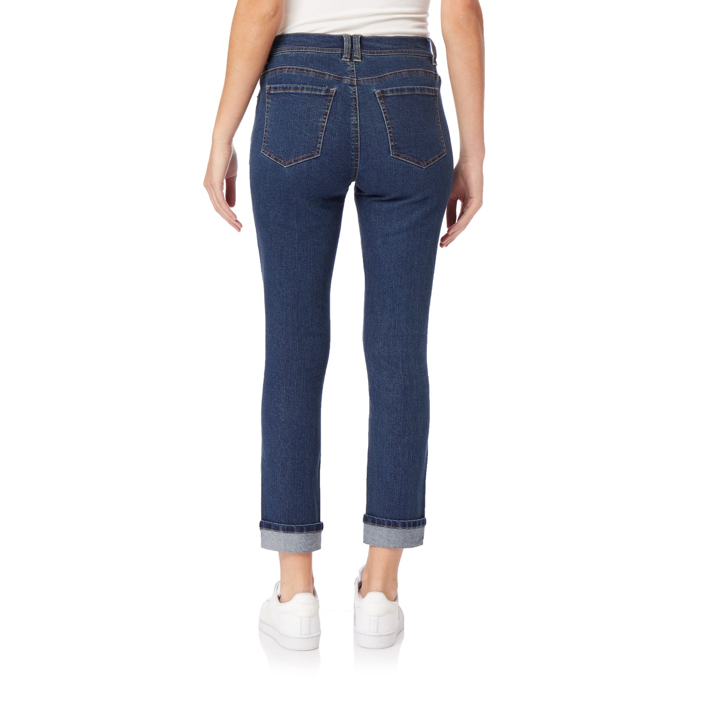 Plus InstaStretch Flirty Curvy Crop Jeans