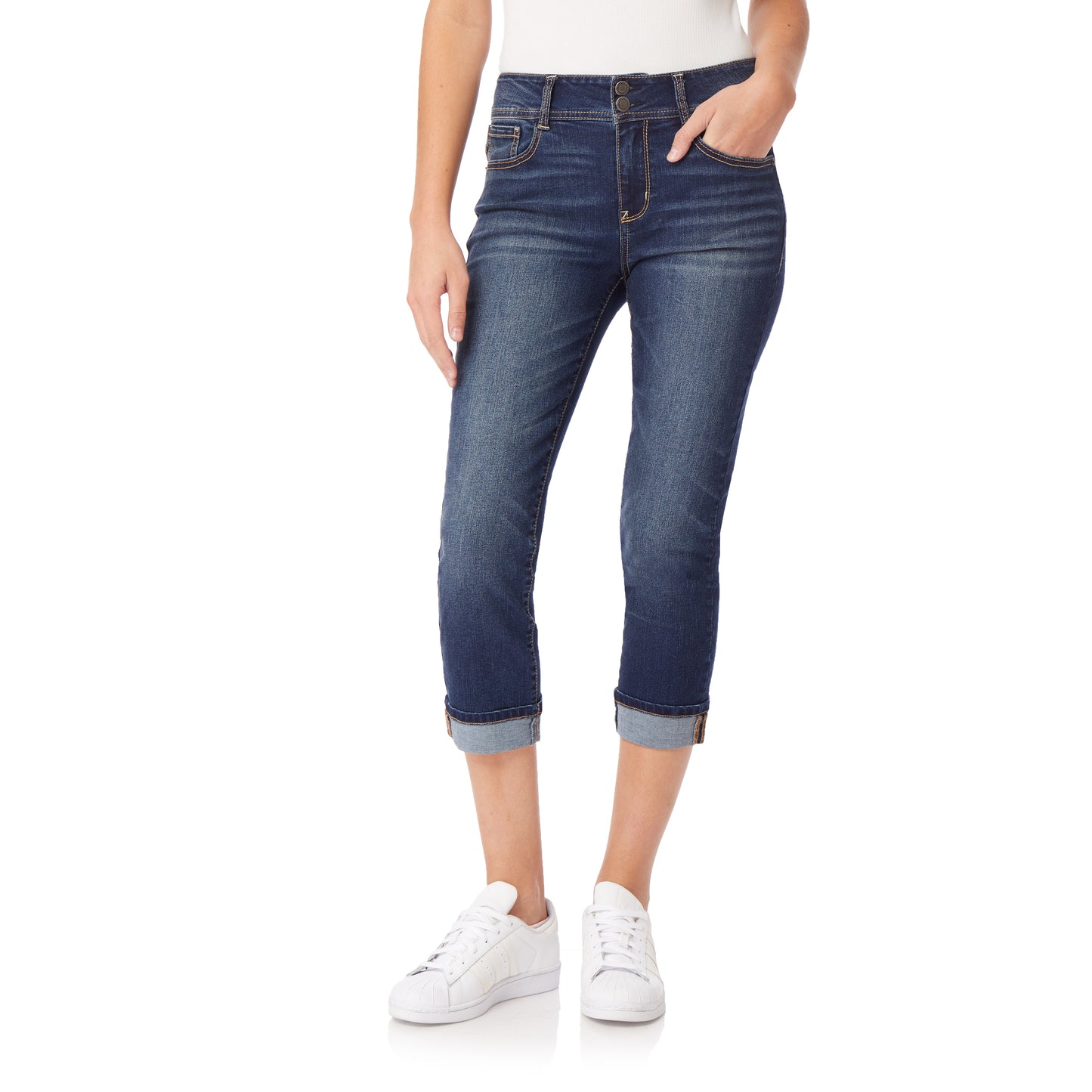 InstaStretch Flirty Curvy Crop Jeans
