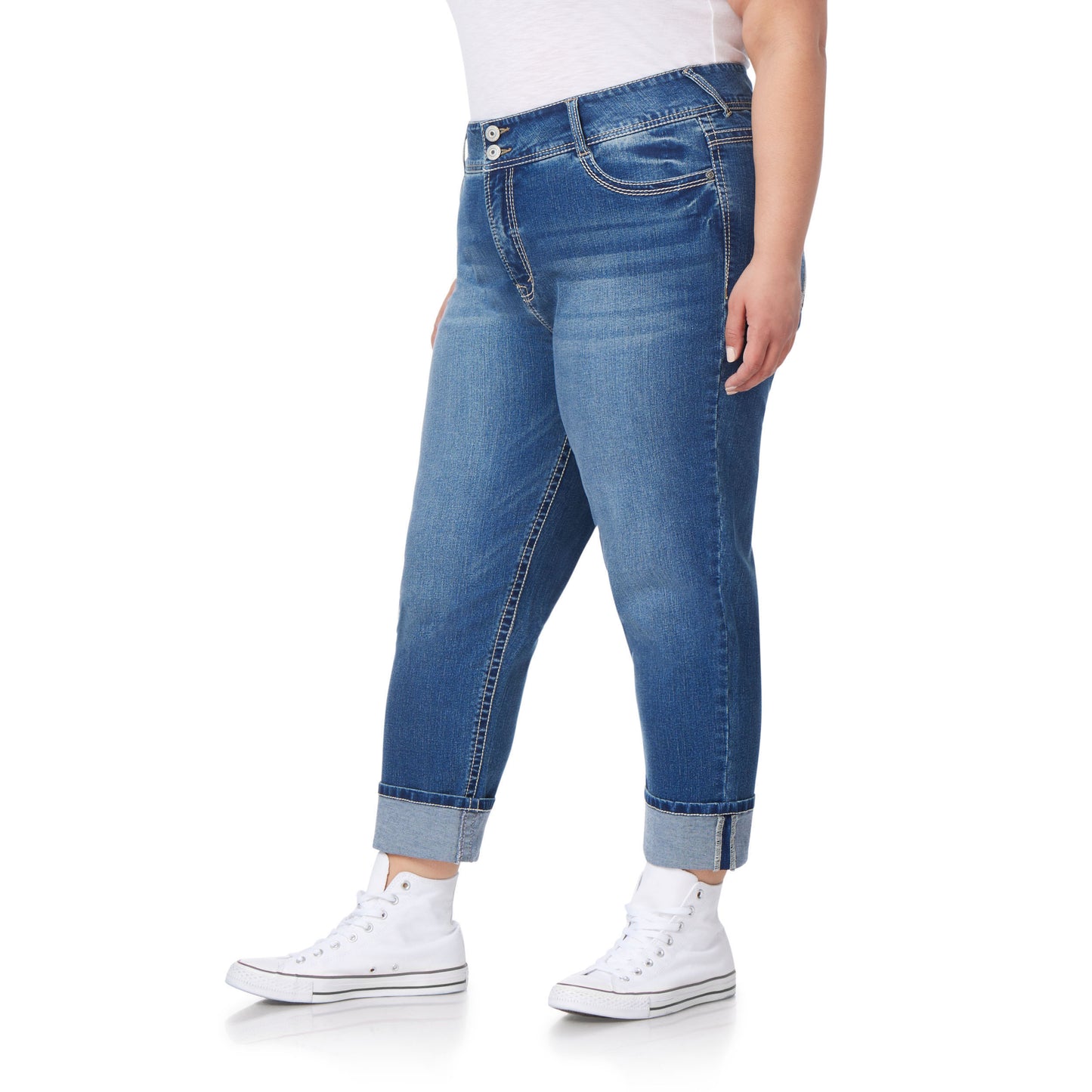 Plus InstaStretch Curvy Skinny Crop Jeans