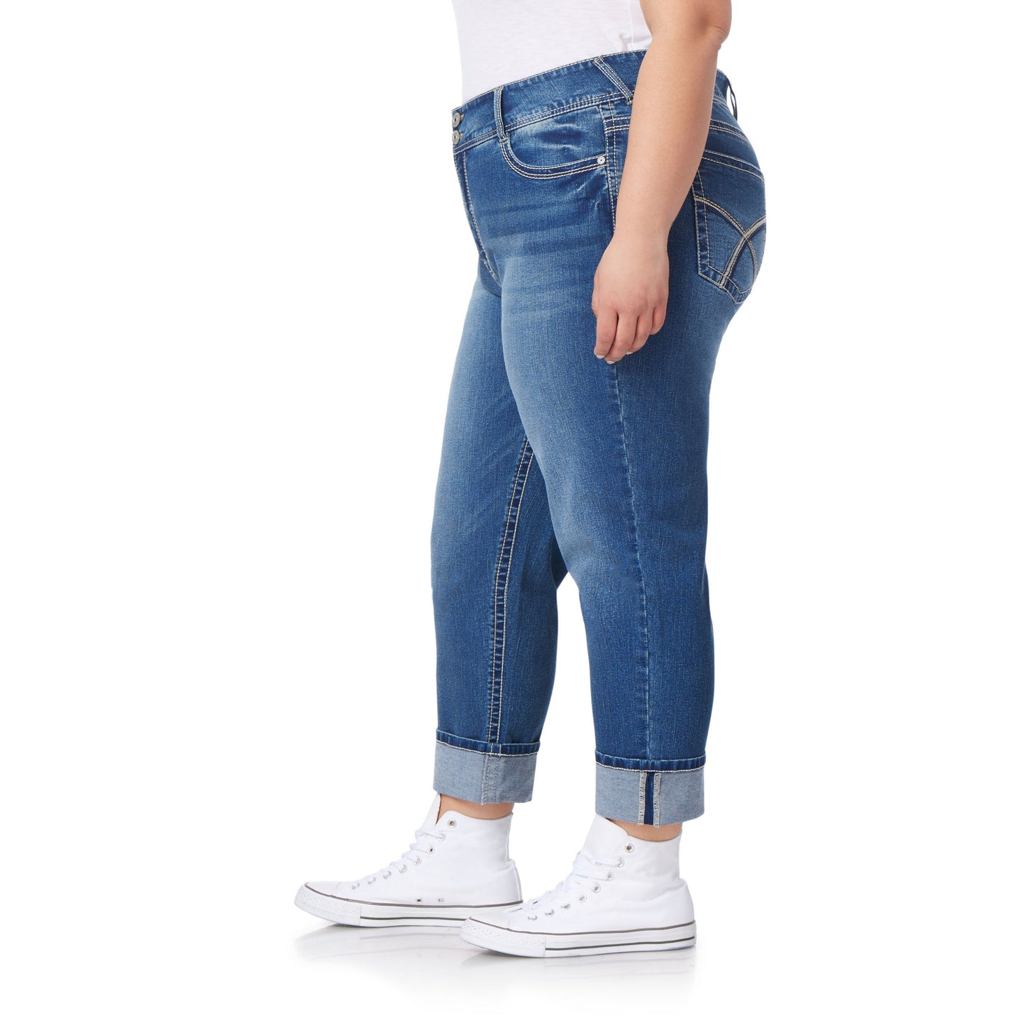 Plus InstaStretch Curvy Skinny Crop Jeans