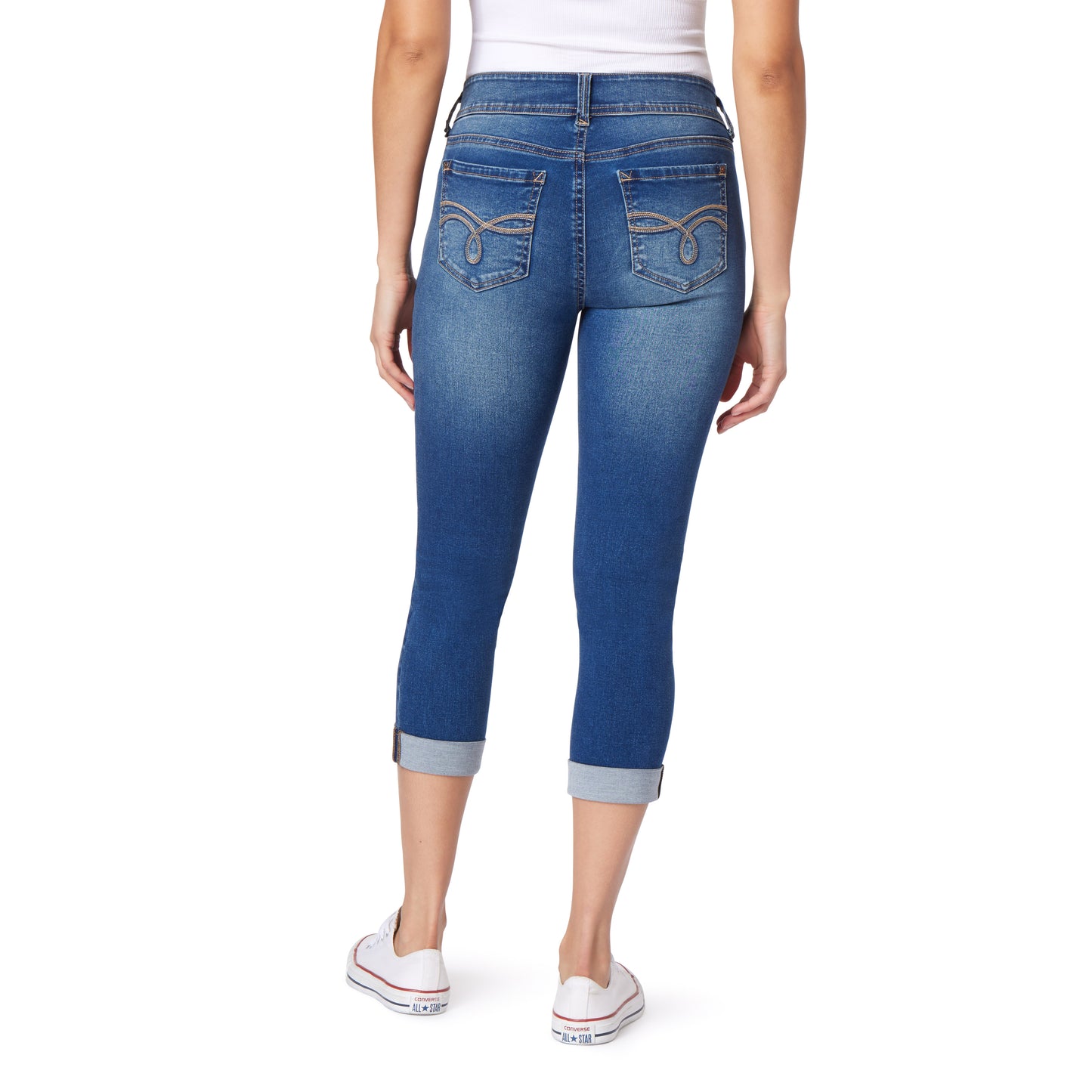 InstaSoft Ultra Mid-Rise Crop Jeans