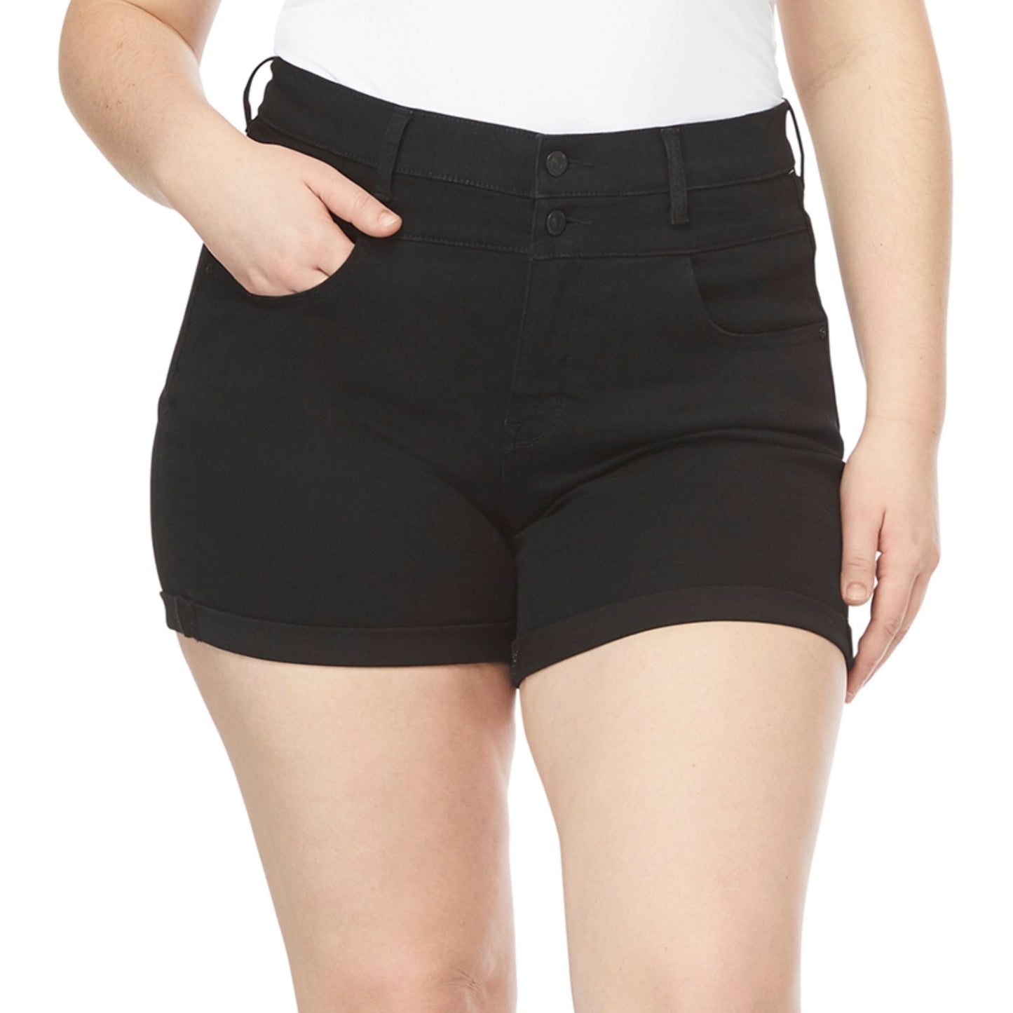 Plus InstaSoft® Sassy Fit Shorts