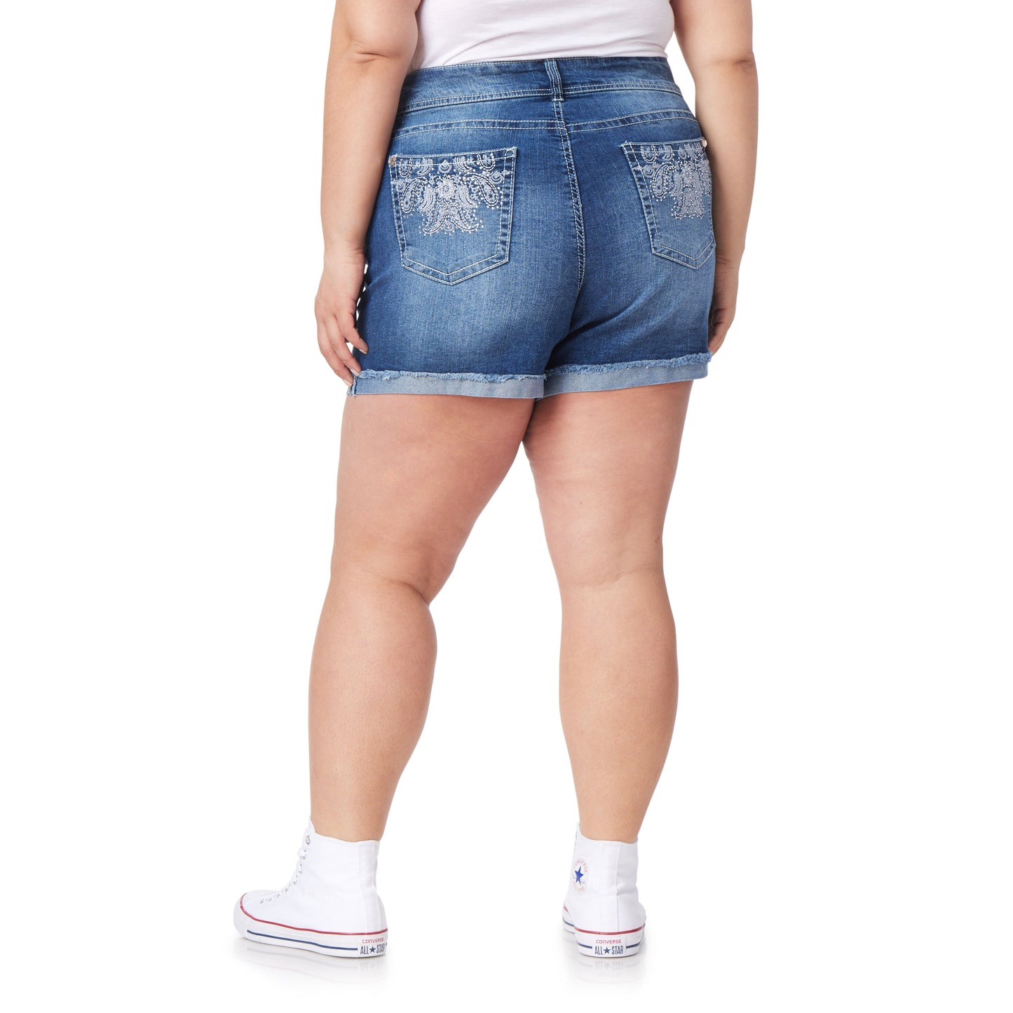 InstaStretch® Bling Luscious Curvy Shorts