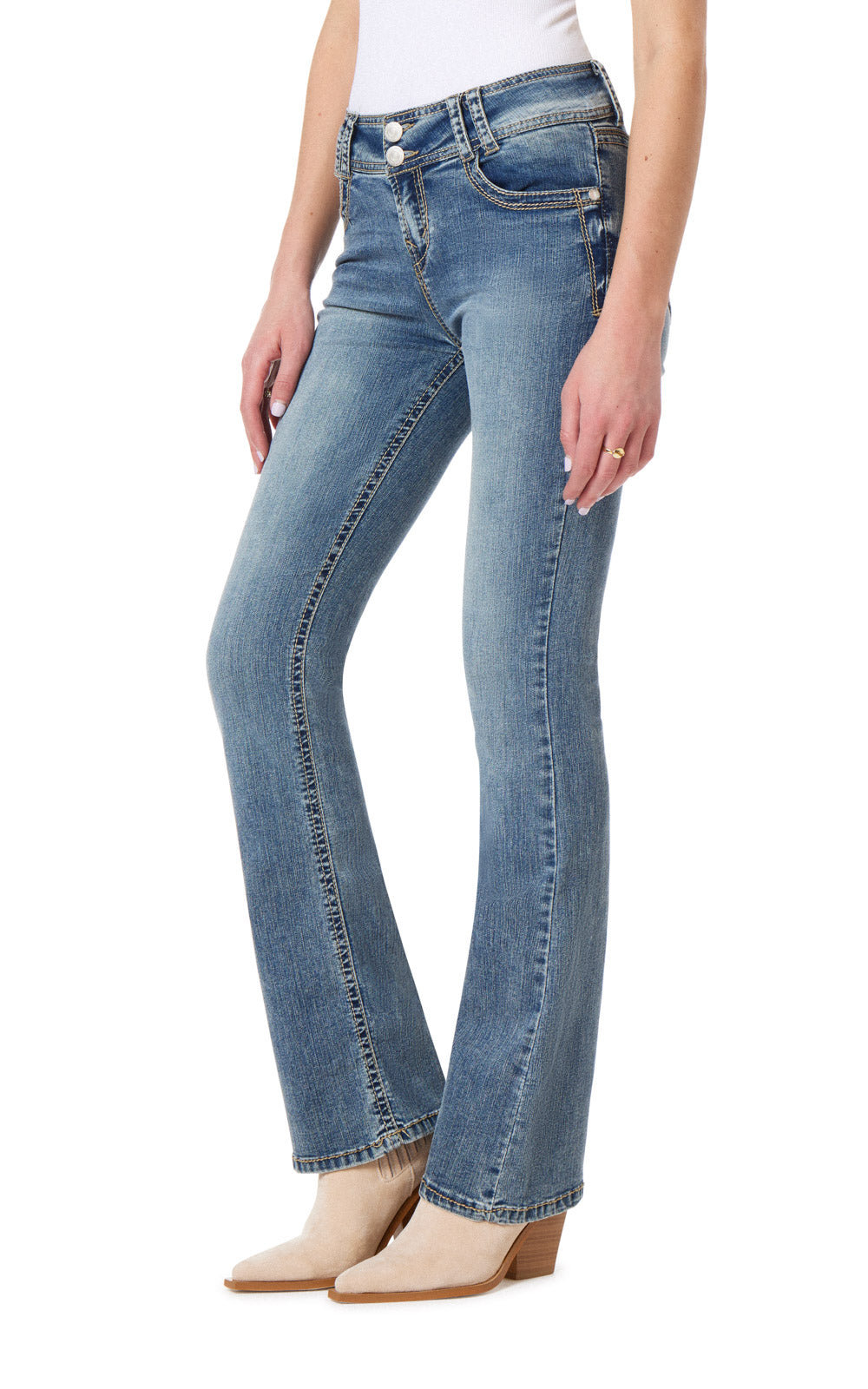 InstaStretch® Luscious Curvy Bootcut Jeans