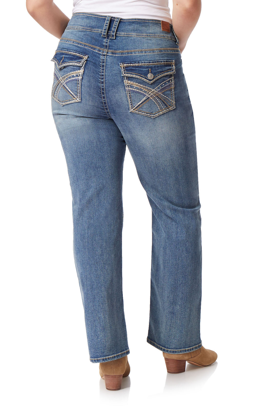 InstaStretch® Luscious Curvy Bootcut Jeans