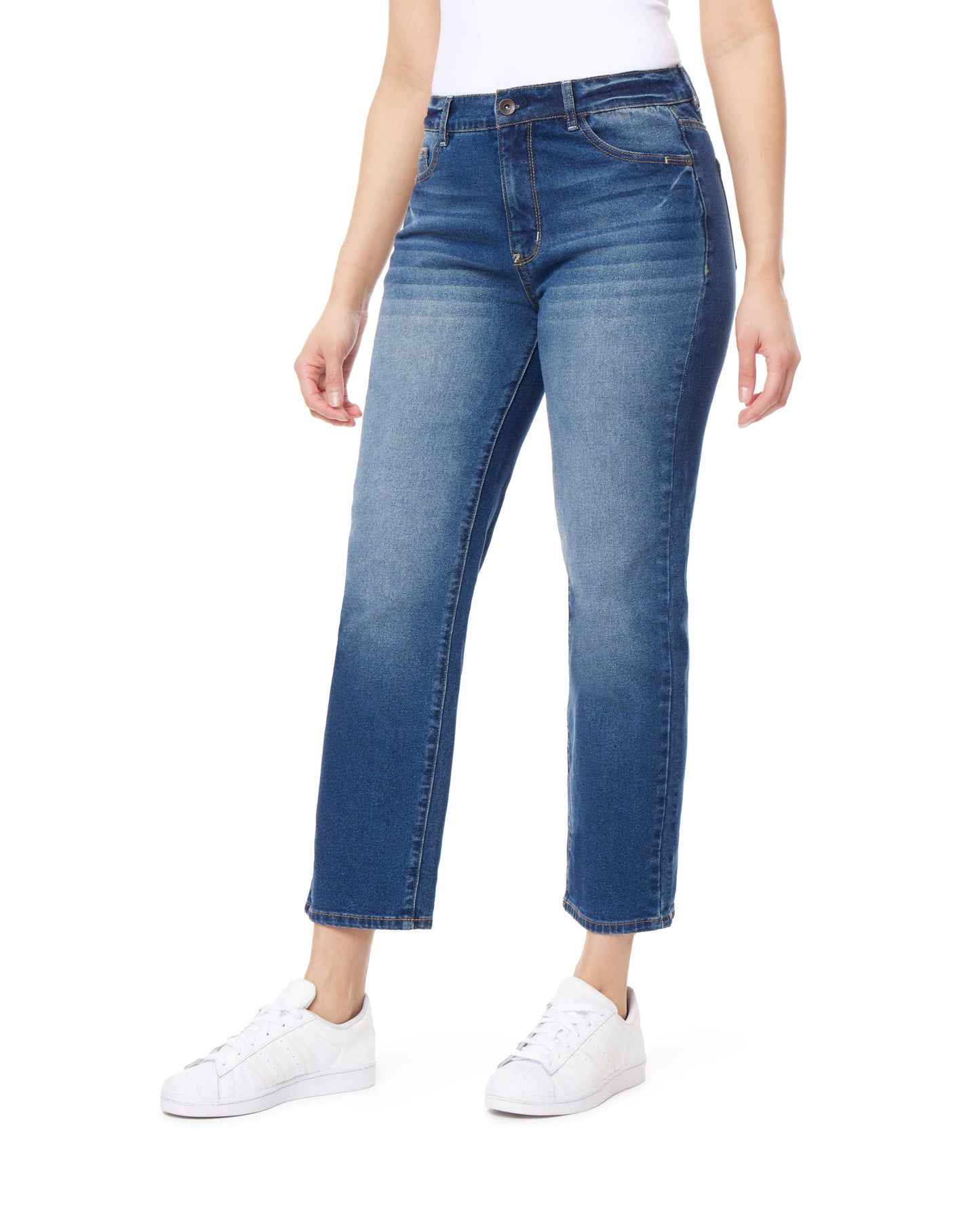 InstaVintage Fearless Curvy Super High-Rise Straight Jeans
