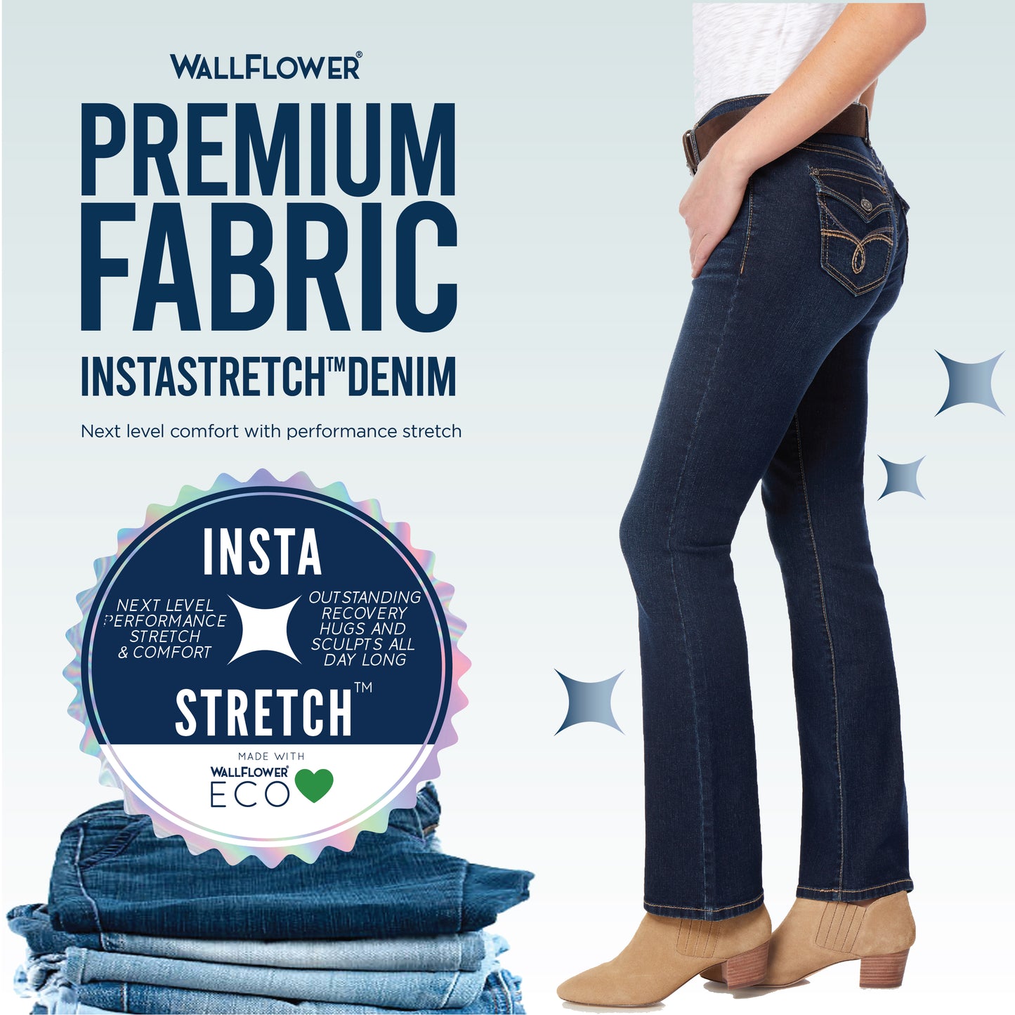 InstaStretch Legendary Slim Bootcut Jeans