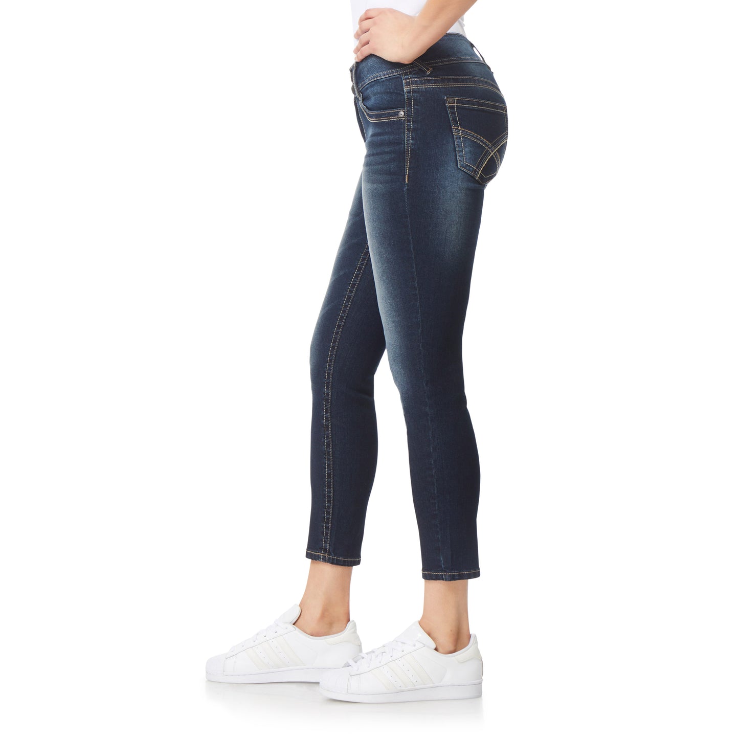 InstaStretch Luscious Curvy Mid Rise Ankle Jeans