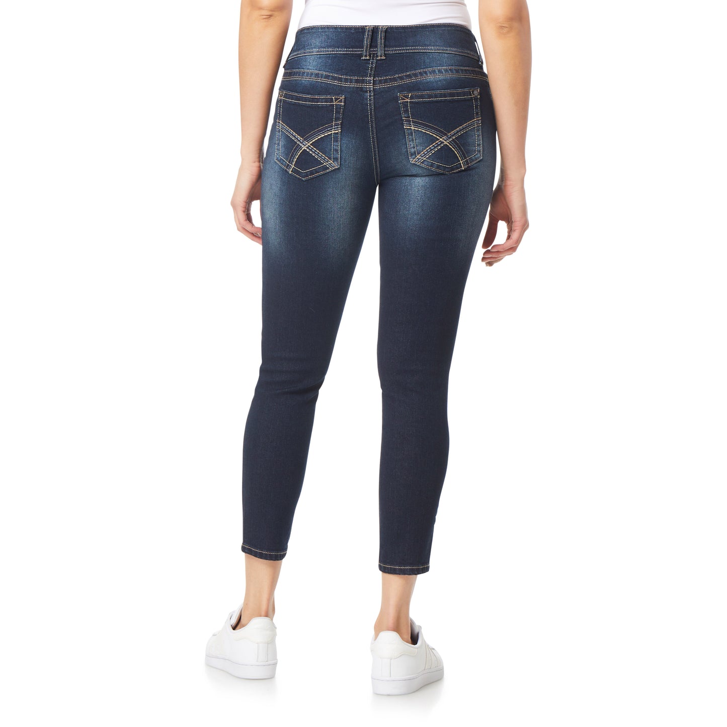 InstaStretch Luscious Curvy Mid Rise Ankle Jeans