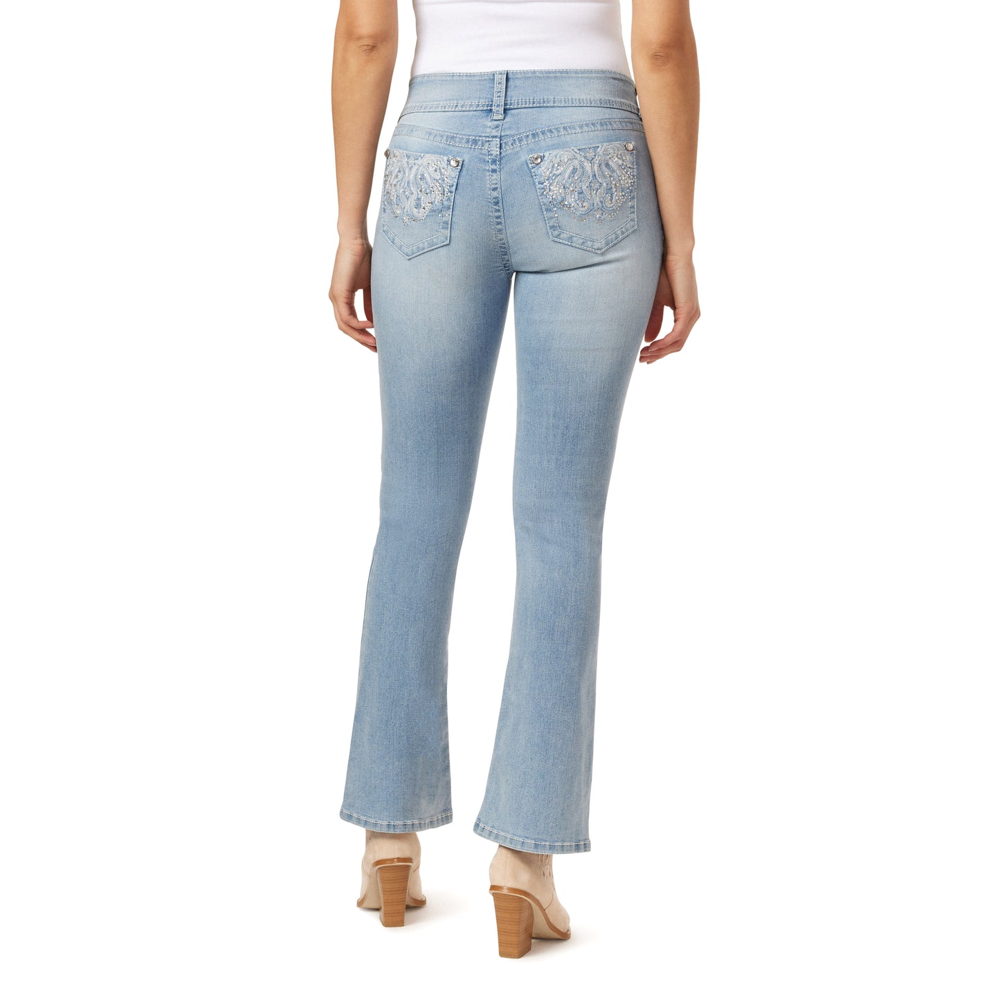 Luscious Curvy Belted Bootcut