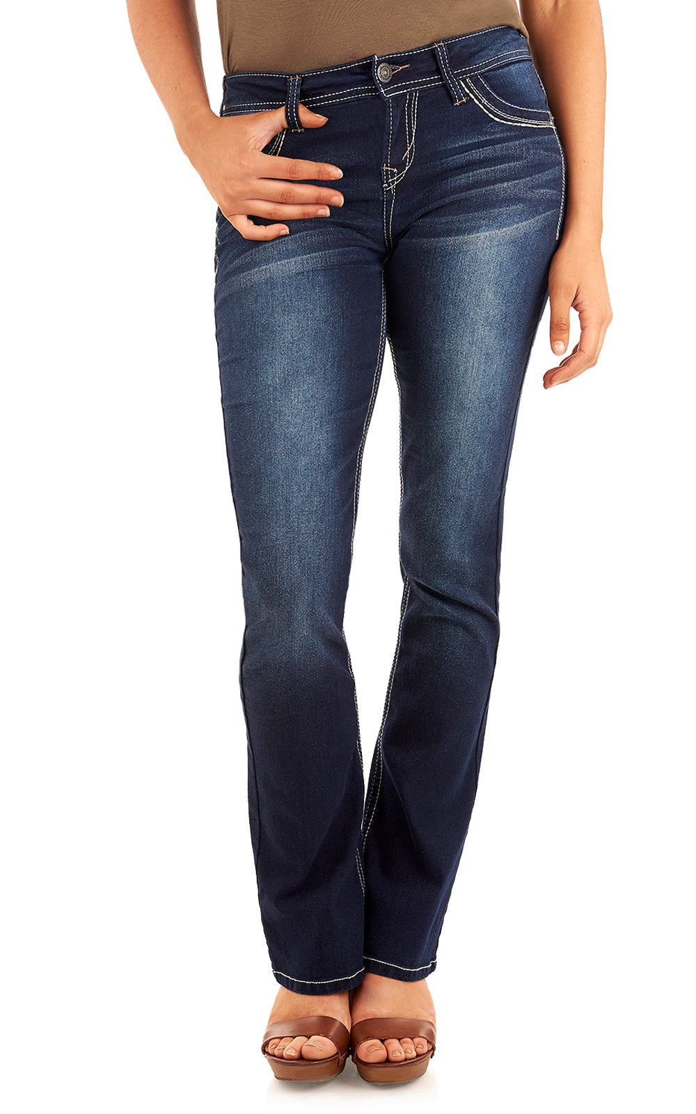 InstaStretch® Legendary Classic Fit Bootcut Jeans- Long Inseam