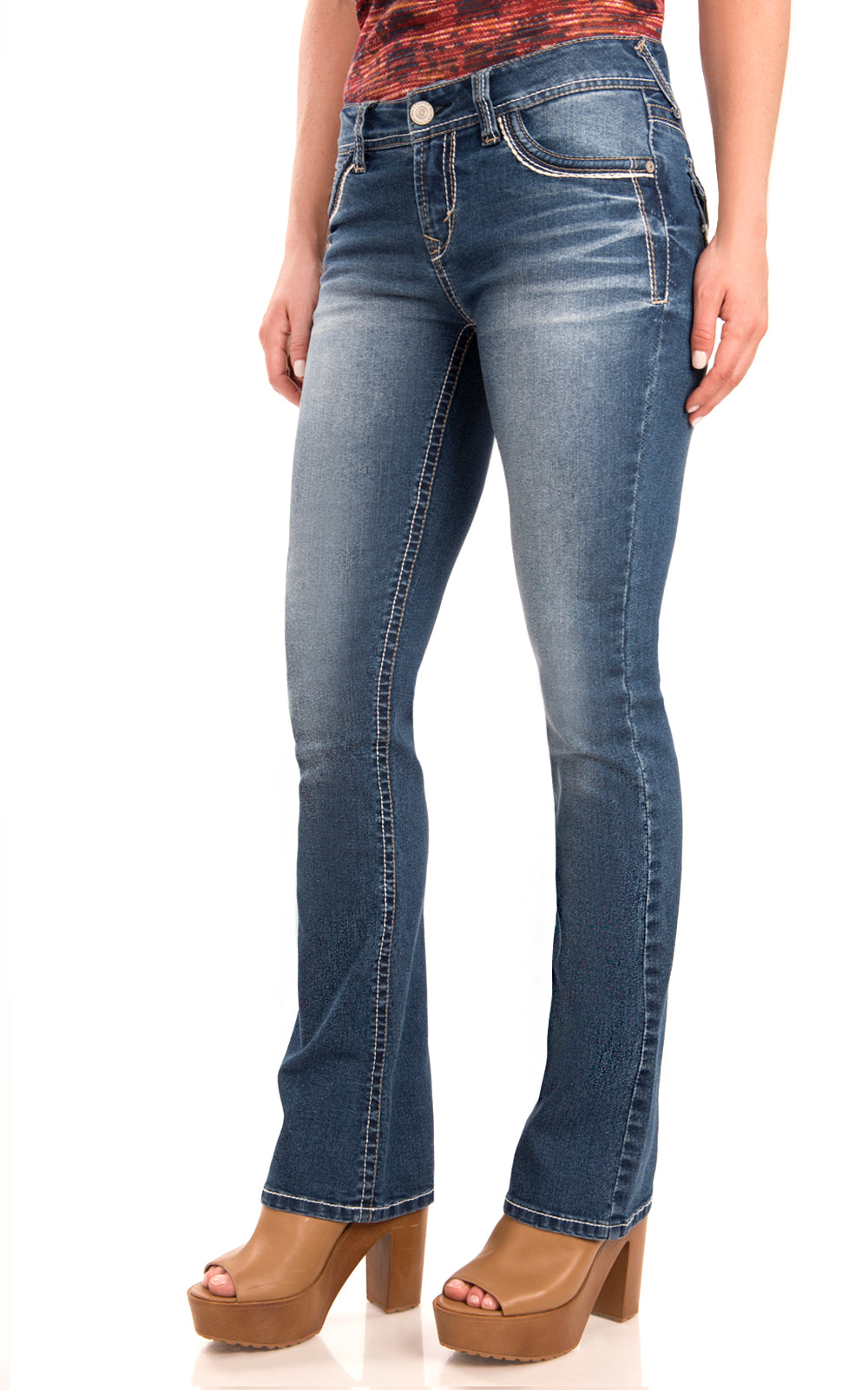InstaStretch® Legendary Classic Fit Bootcut Jeans- Long Inseam