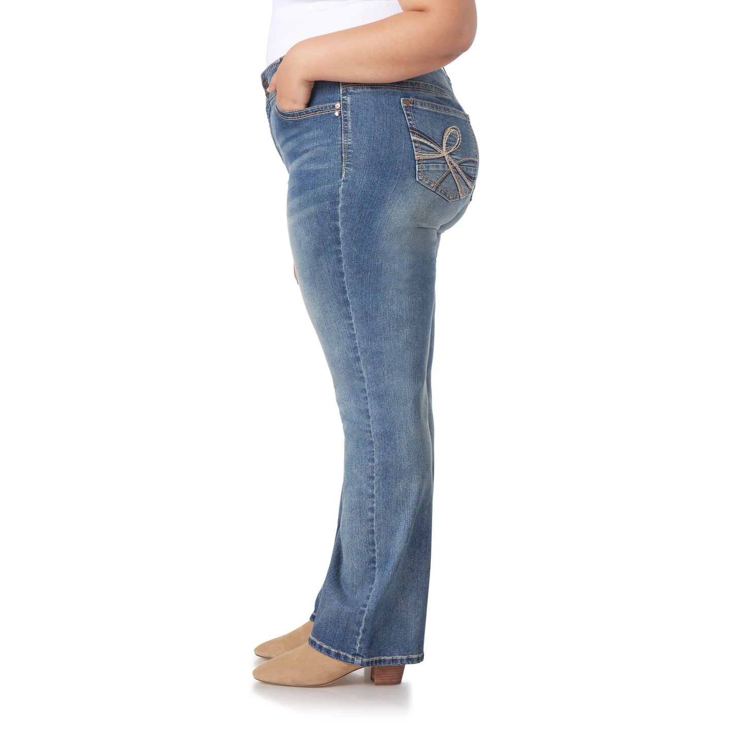 Plus InstaStretch® Luscious Curvy Bootcut Jeans