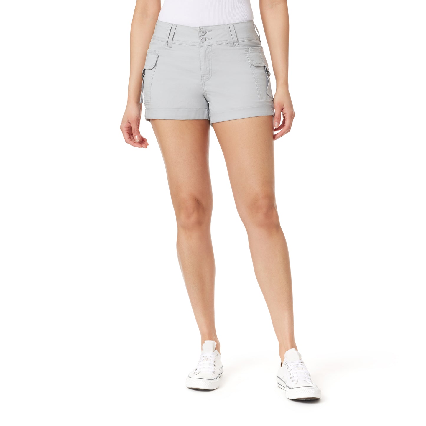 InstaStretch Luscious Curvy Twill Cargo Shorts