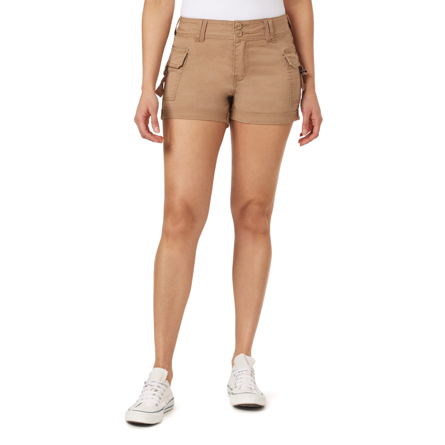 InstaStretch Luscious Curvy Twill Cargo Shorts