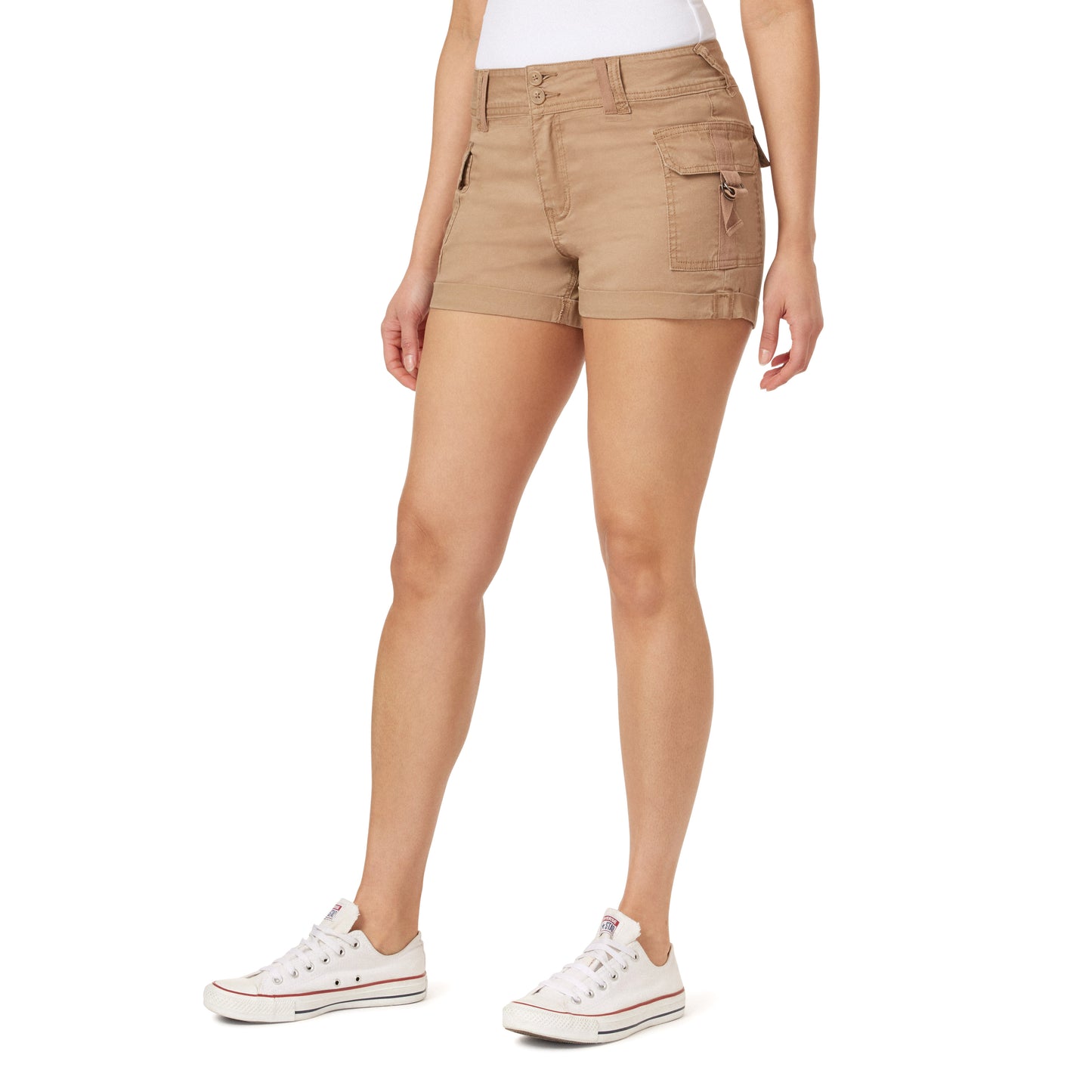 InstaStretch Luscious Curvy Twill Cargo Shorts