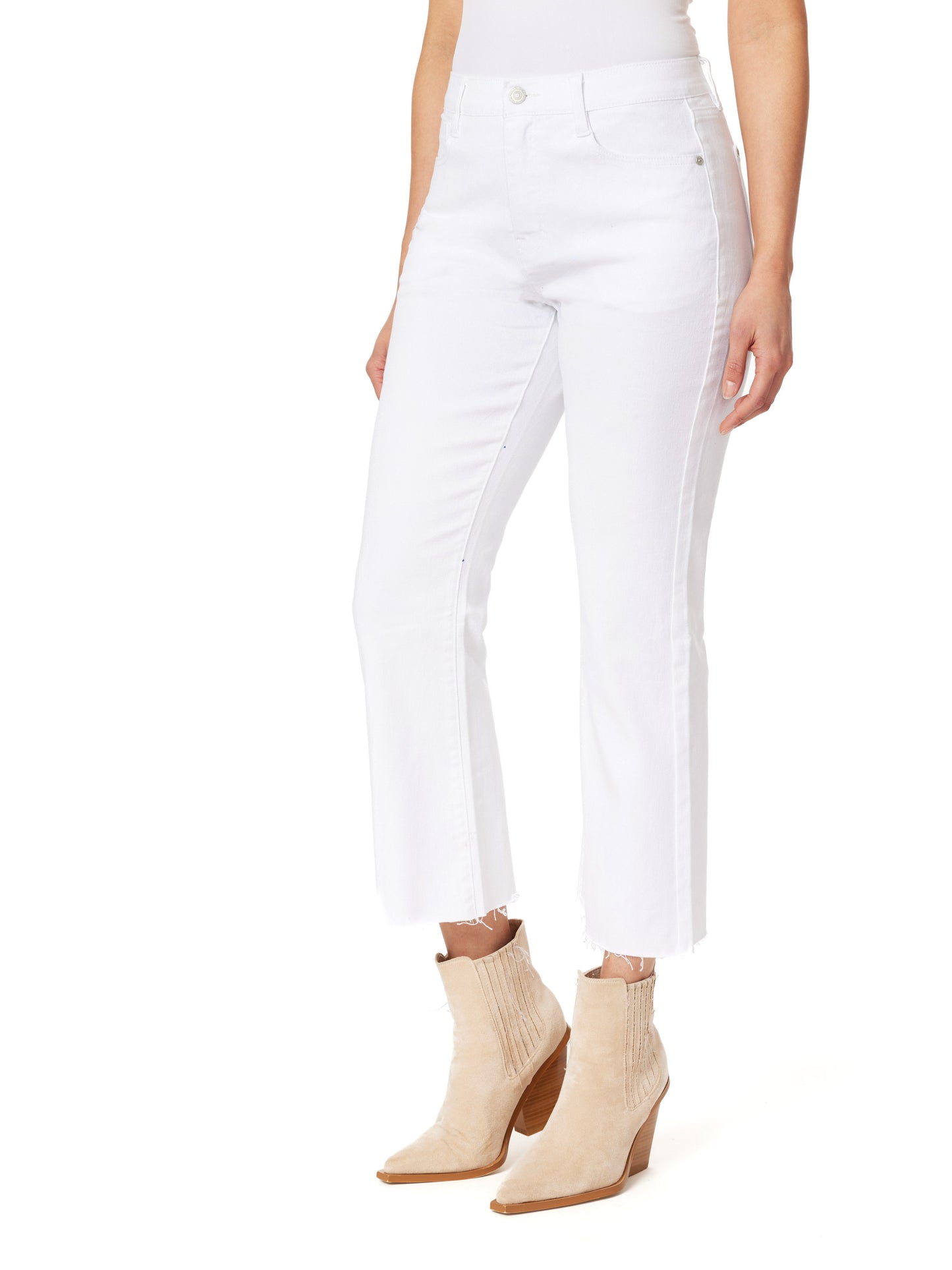 InstaVintage Fearless Curvy High-Rise Ankle Bootcut Jeans