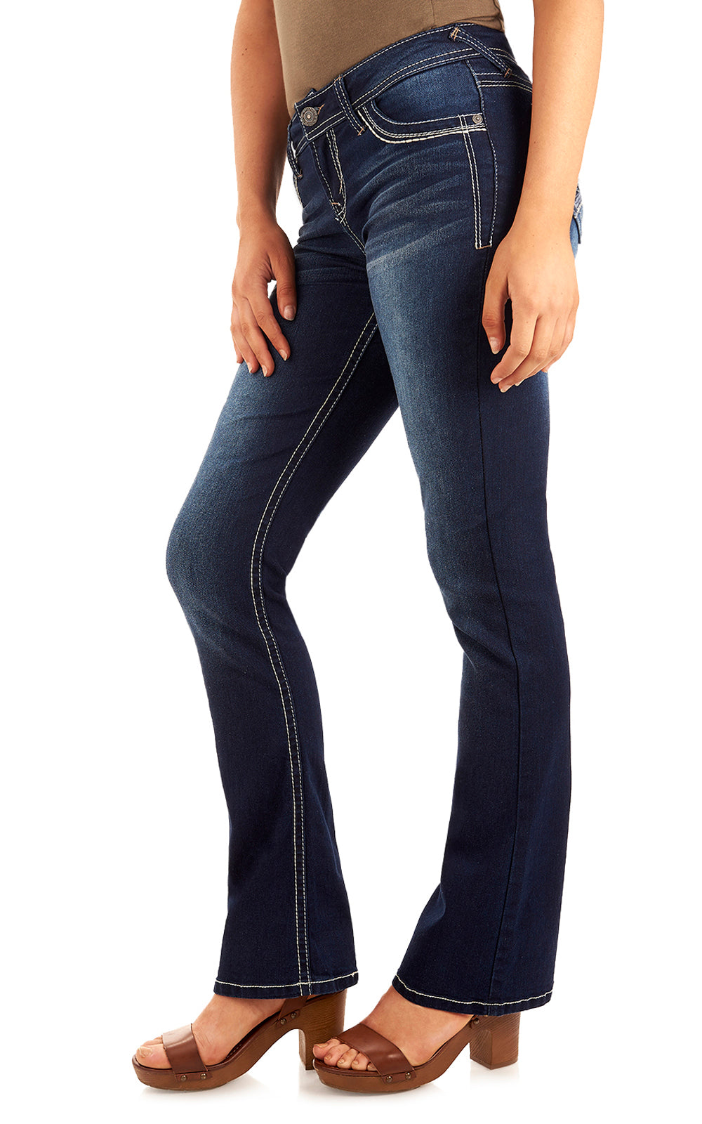 InstaStretch® Legendary Classic Fit Bootcut Jeans- Short Inseam