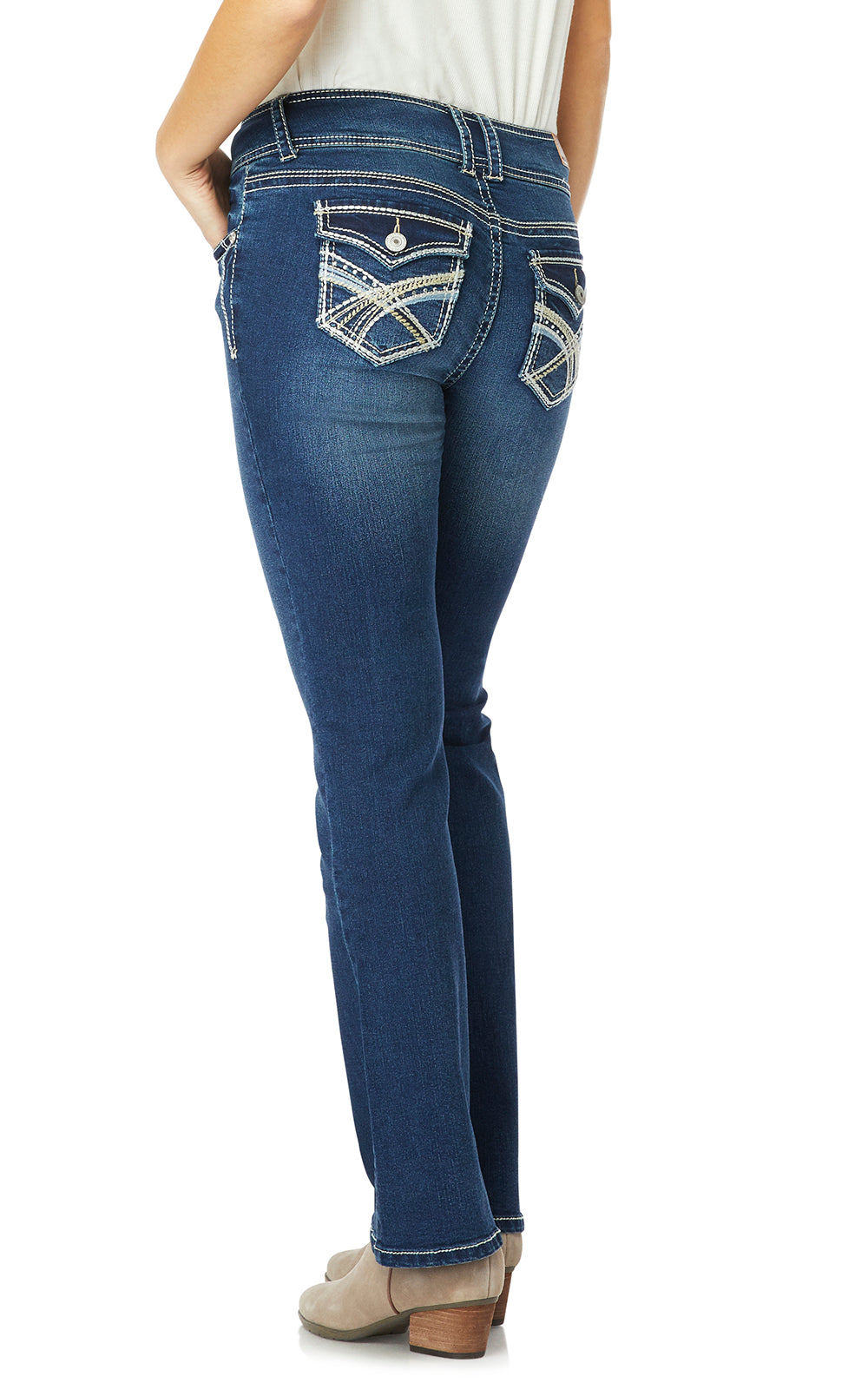 InstaStretch® Luscious Curvy Bootcut Jeans