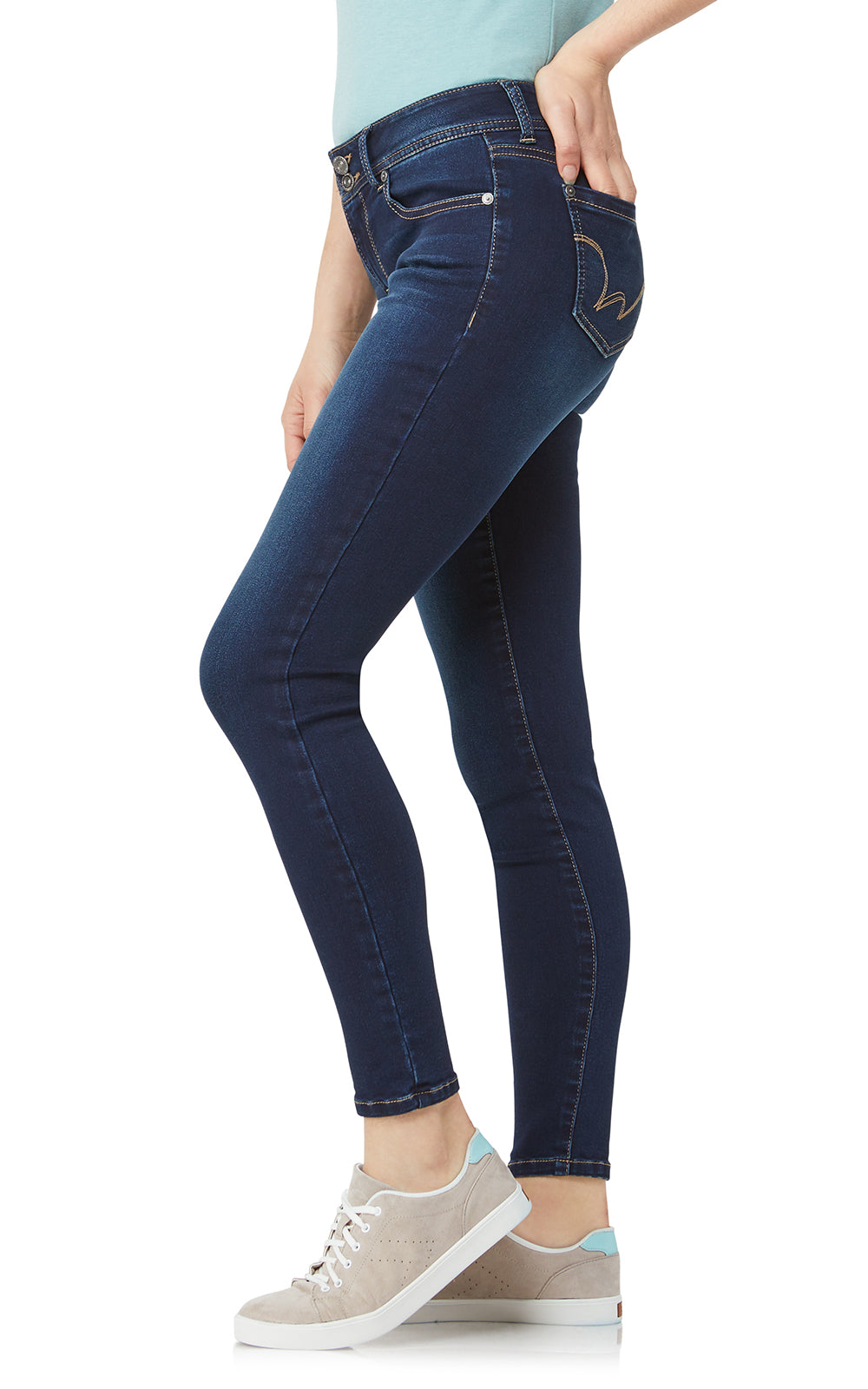 InstaSoft® Ultra Fit Skinny Jeans- Short Inseam