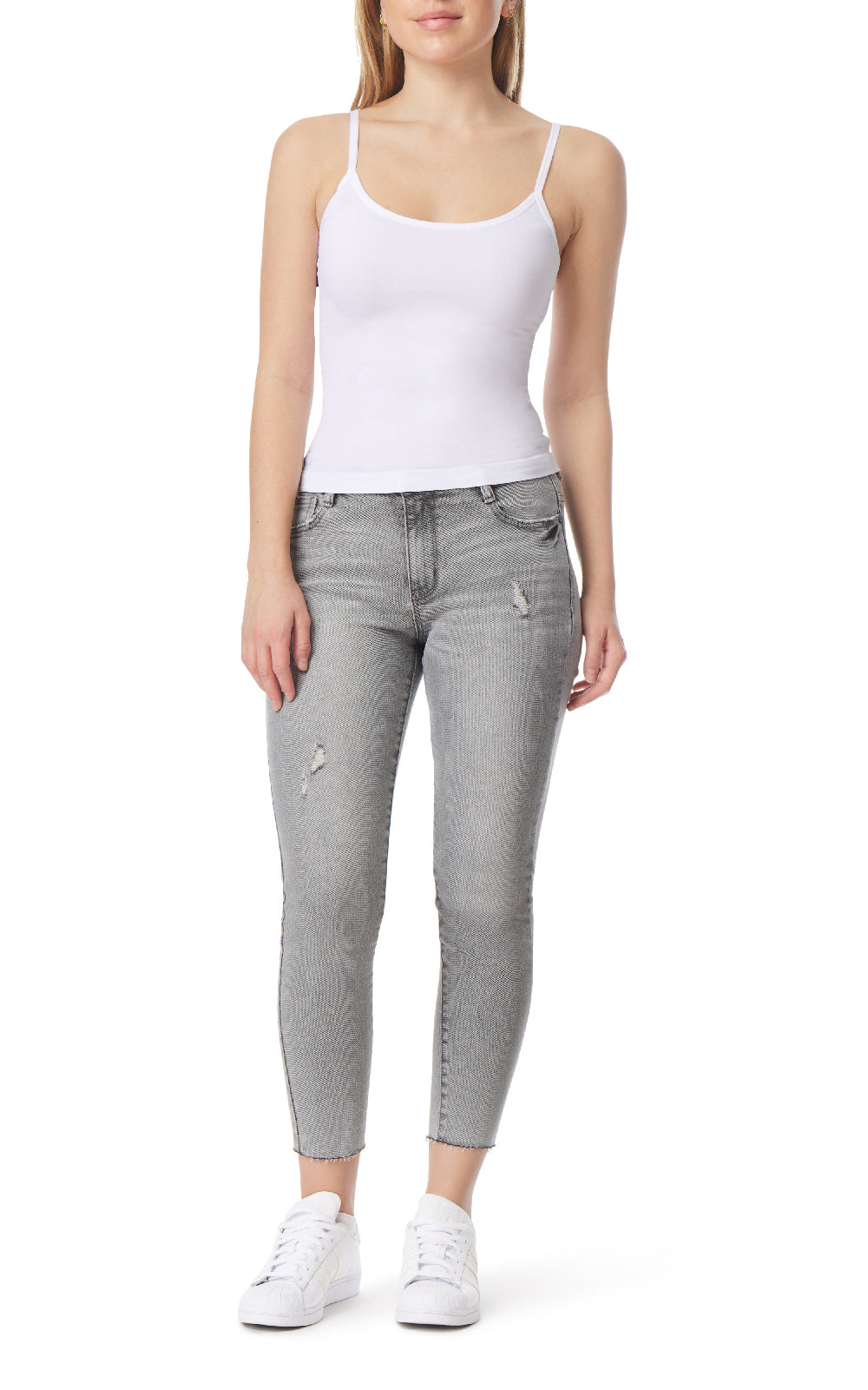 InstaSmooth® Madison Seamless Jersey Cami Multi Pack Black/White/Shadow Grey