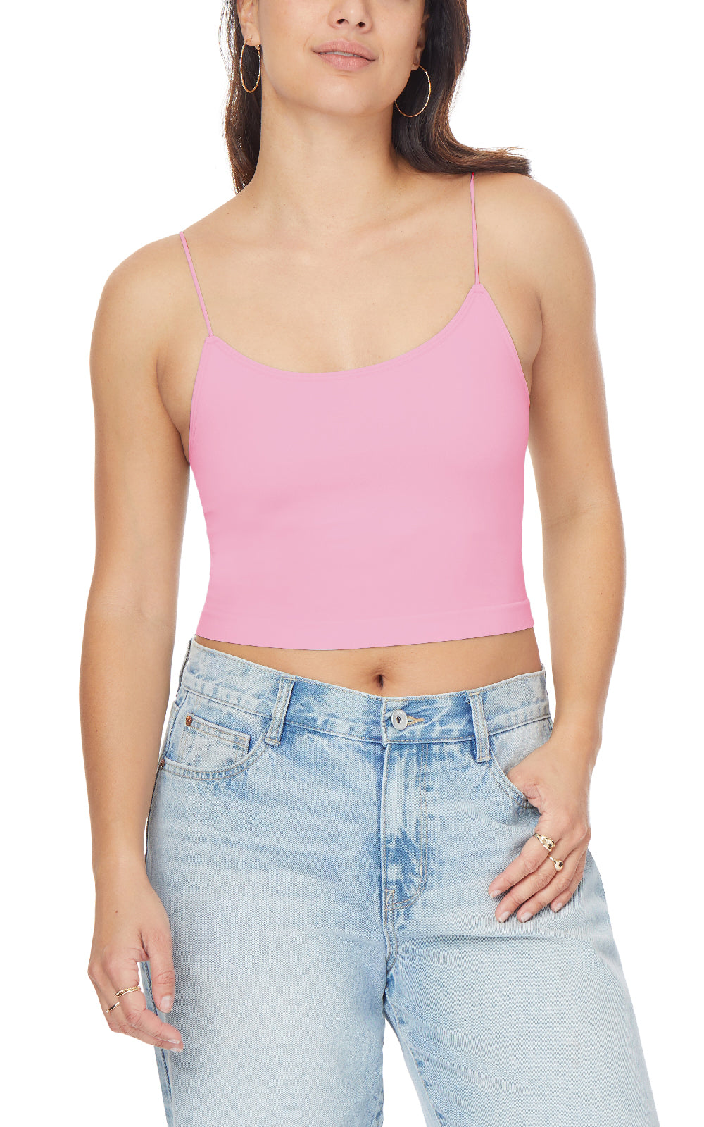InstaSmooth® Carson Seamless Jersey Crop Cami Multi Pack