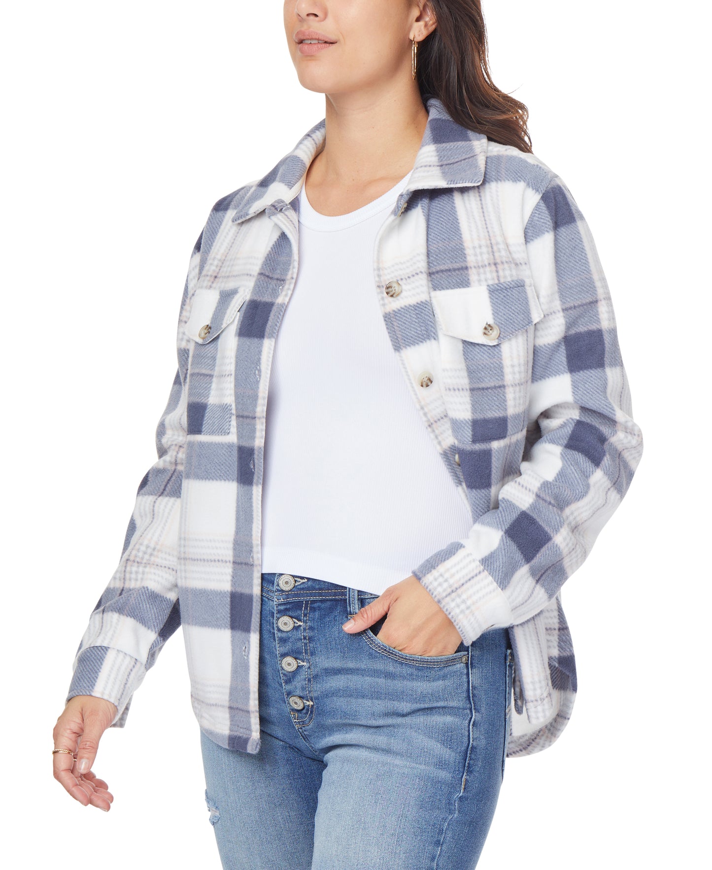 Taylor Polar Fleece Boyfriend Shacket