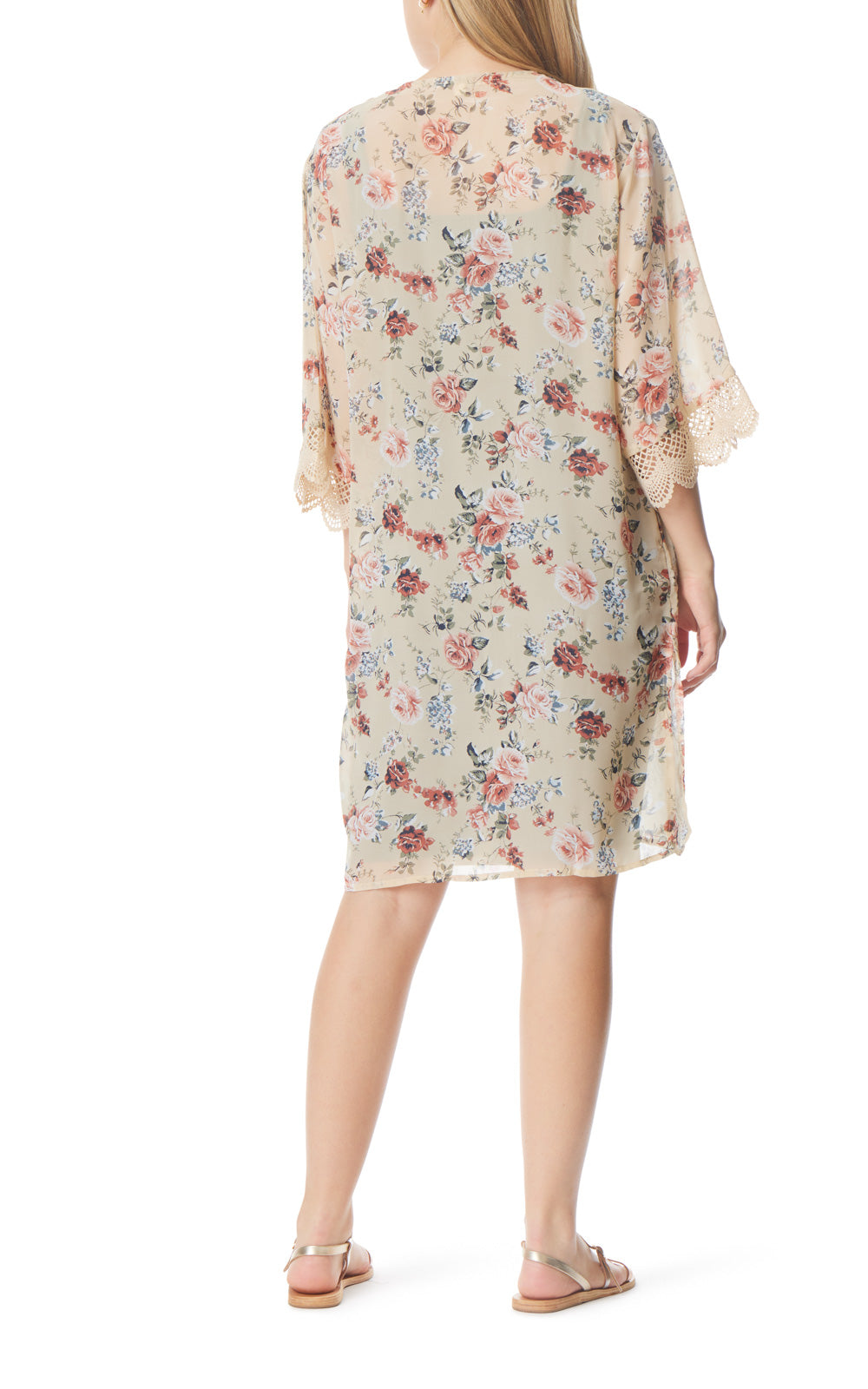 Bodycon Dress With Kimono