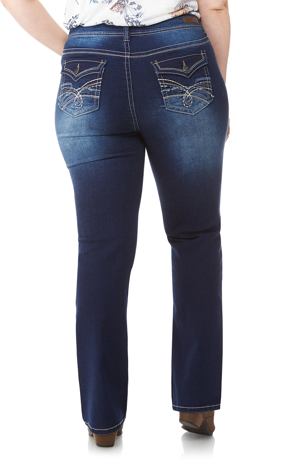Plus InstaStretch® Legendary Classic Fit Bootcut Jeans