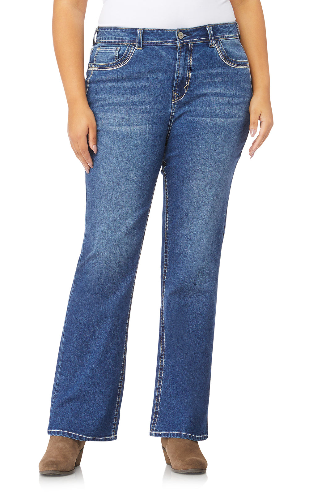 Plus InstaStretch® Legendary Classic Fit Bootcut Jeans