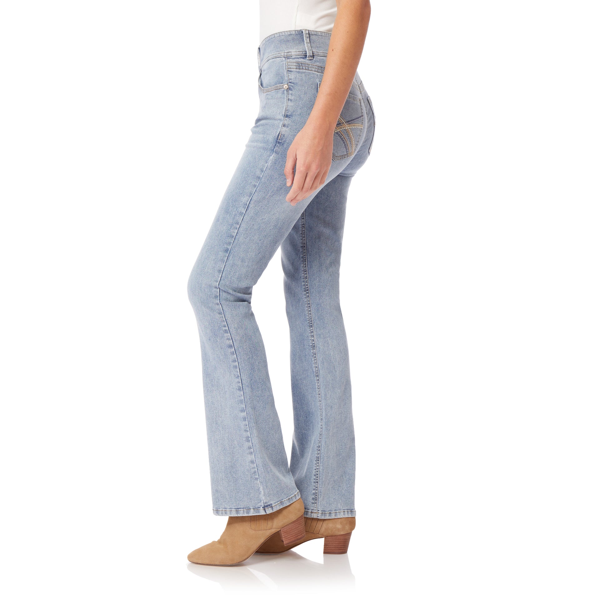 InstaStretch® Luscious Curvy Bootcut Jeans – WallFlower Jeans