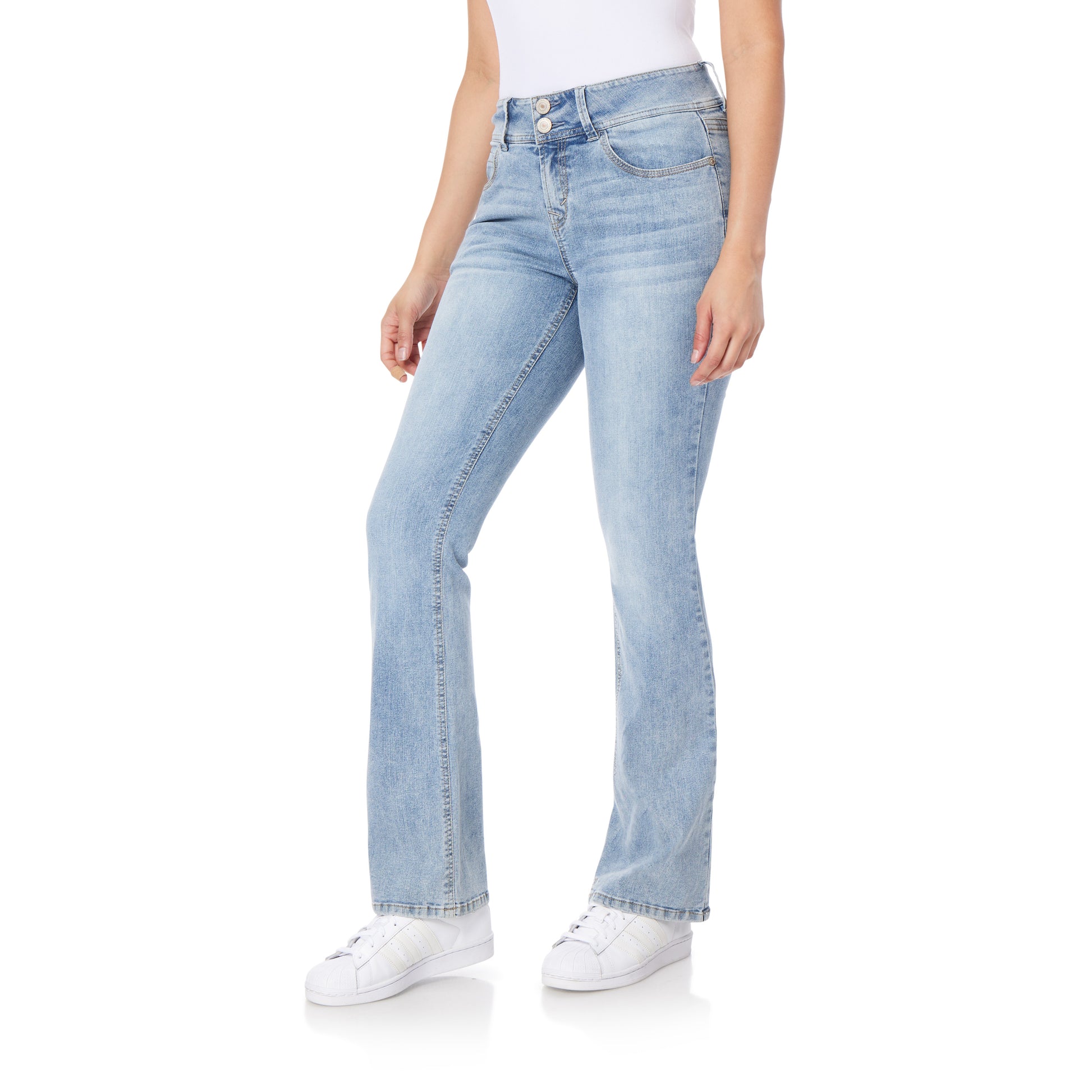 InstaStretch® Luscious Curvy Bootcut Jeans – WallFlower Jeans